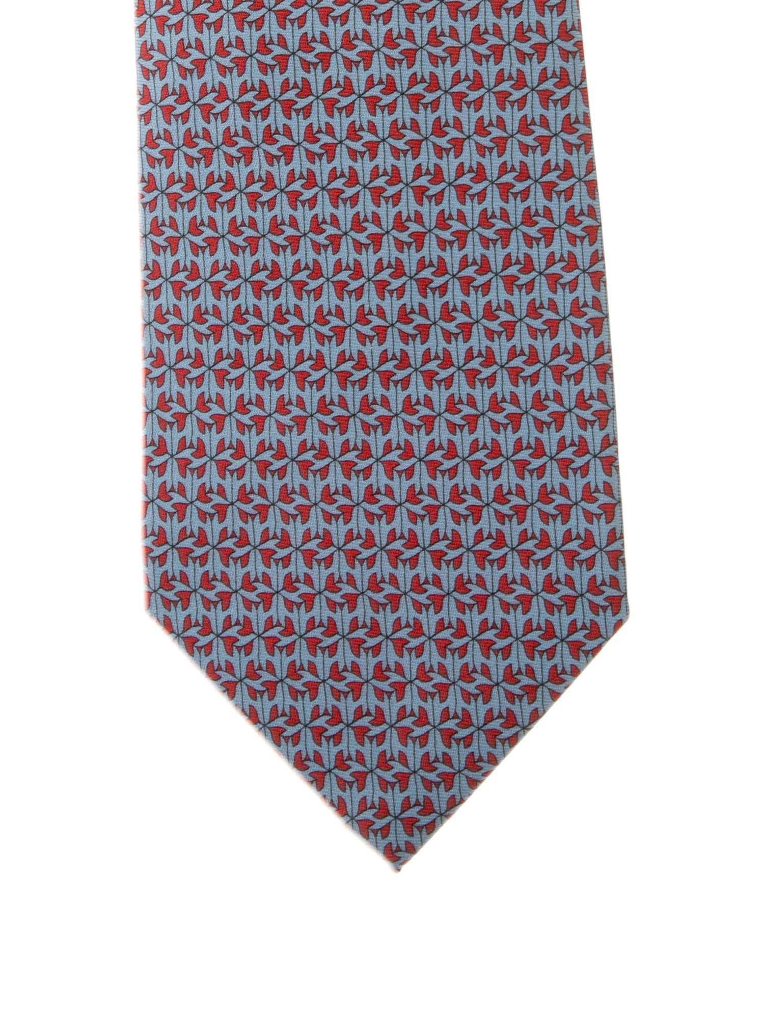 Hermès Silk Pattern Tie