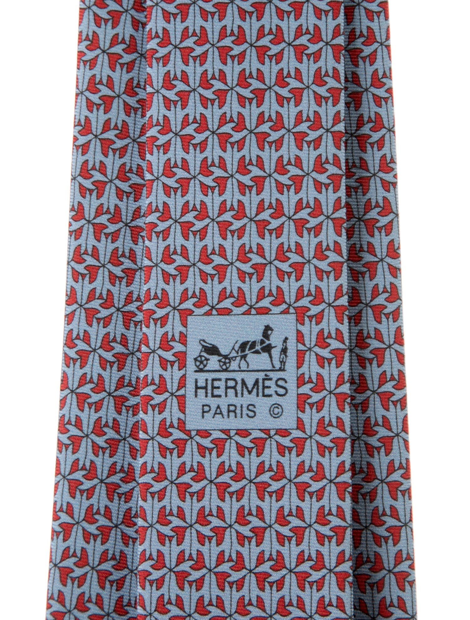 Hermès Silk Pattern Tie