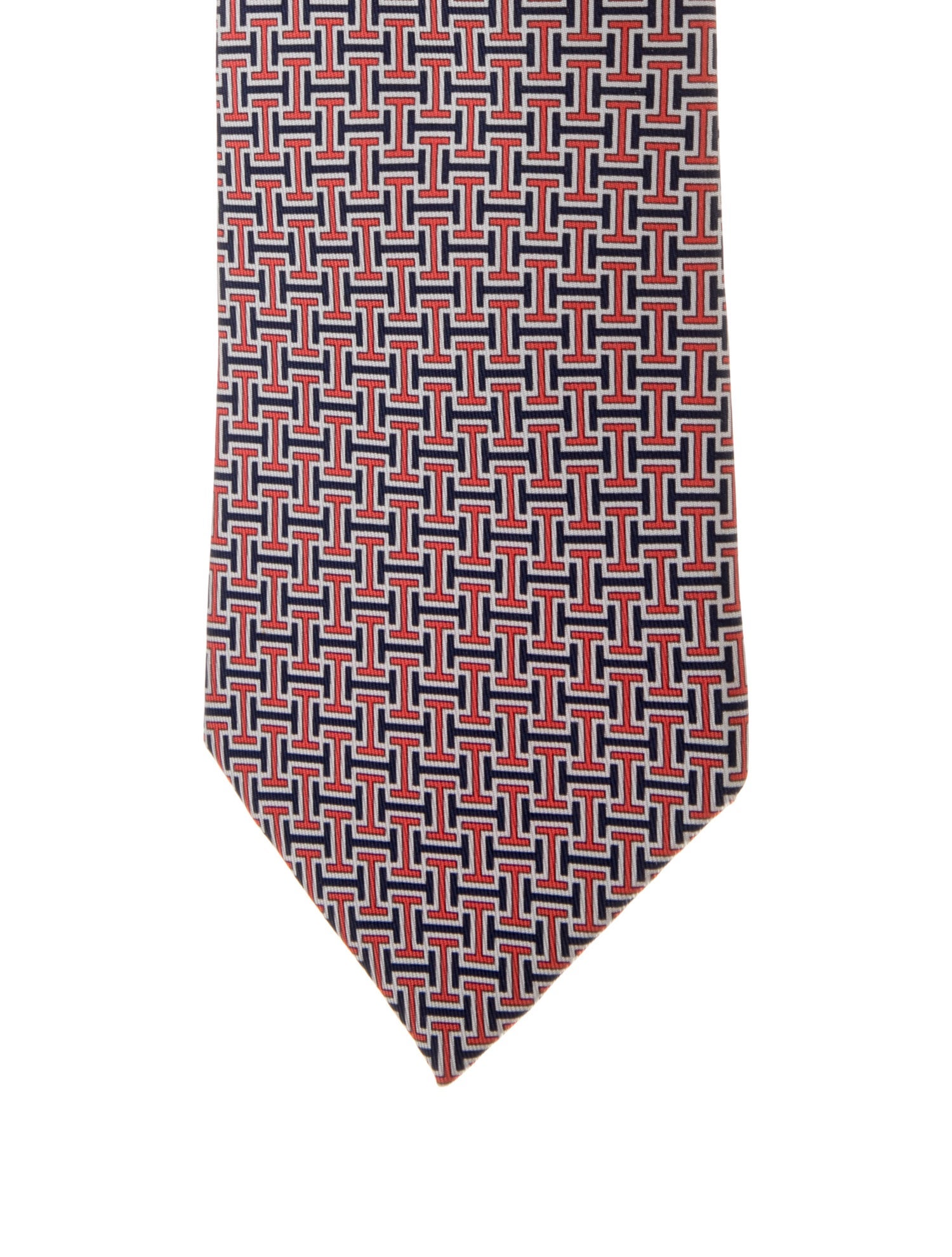 Hermès Silk Pattern Tie