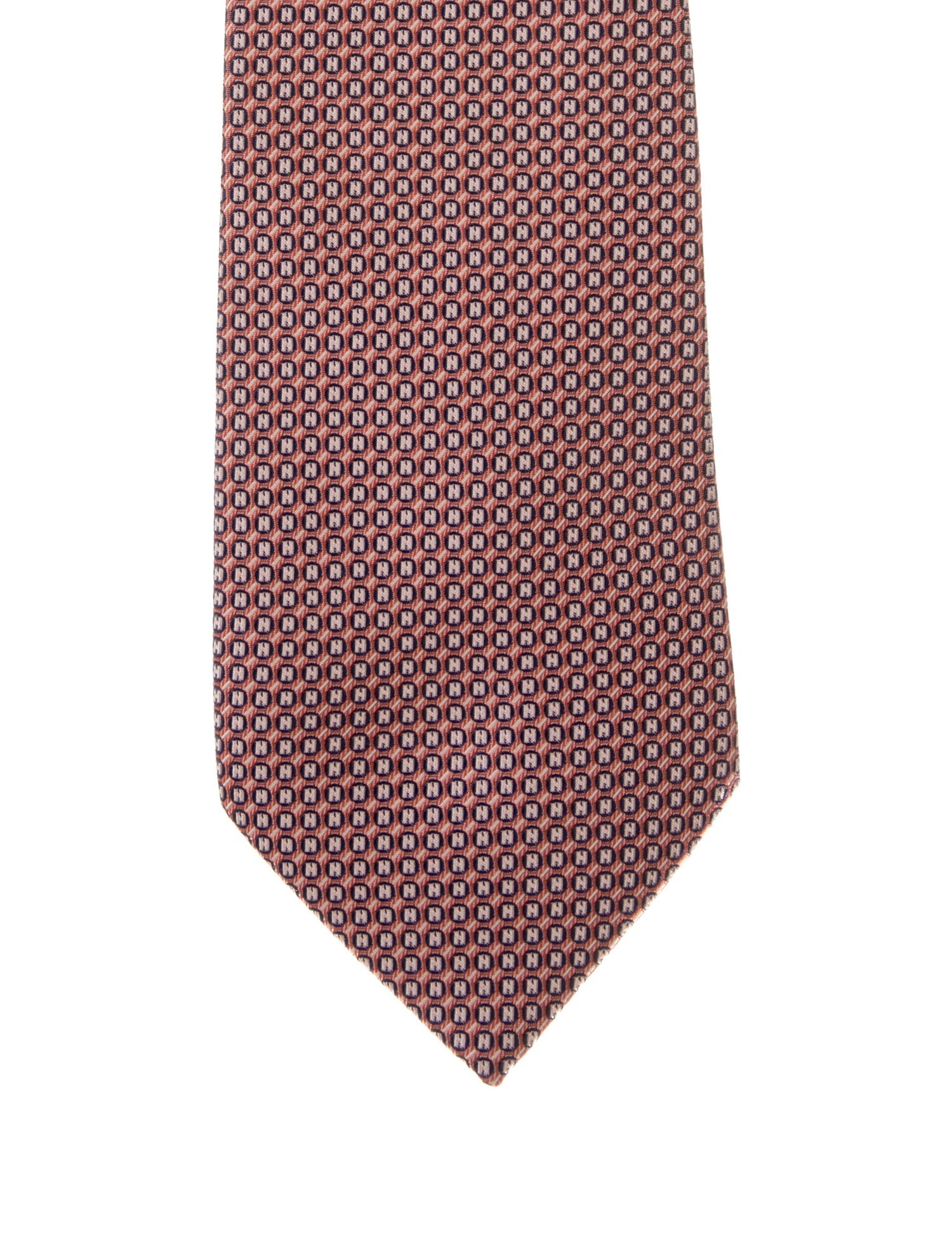 Hermès Silk Pattern Tie