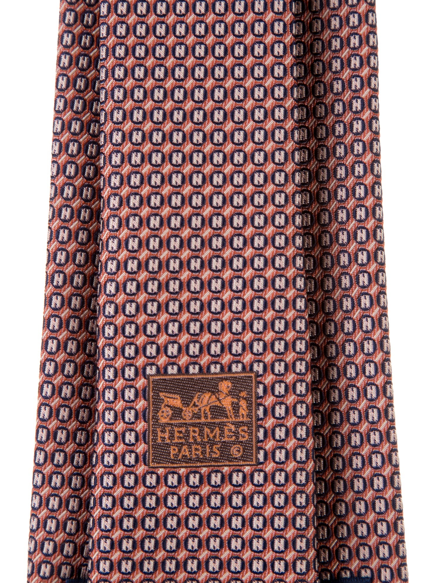Hermès Silk Pattern Tie