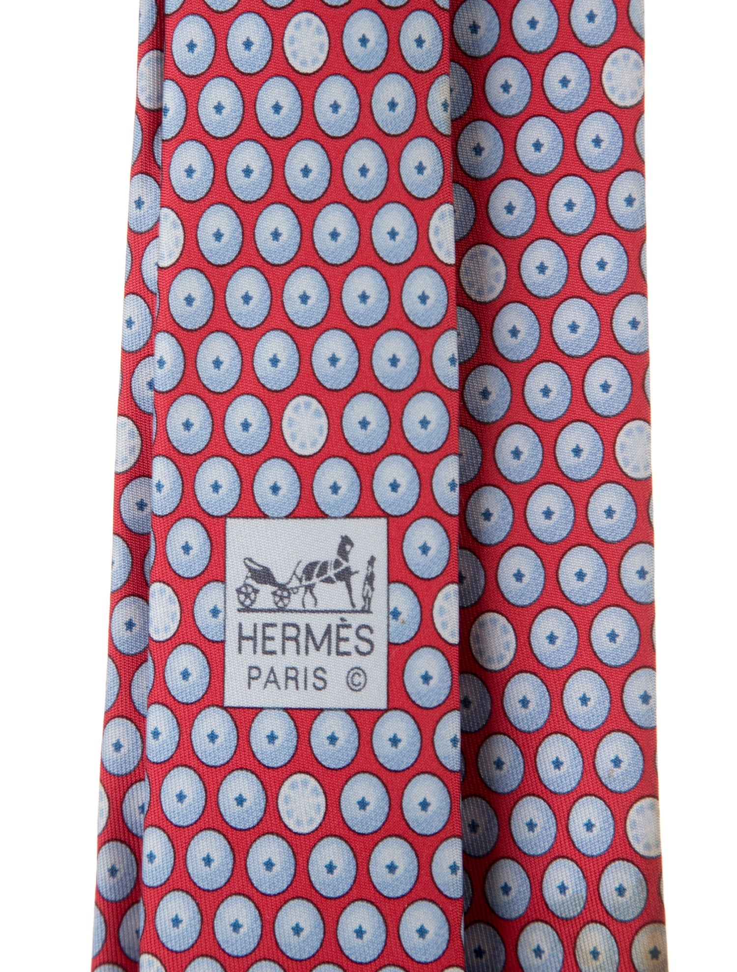 Hermès Silk Pattern Tie