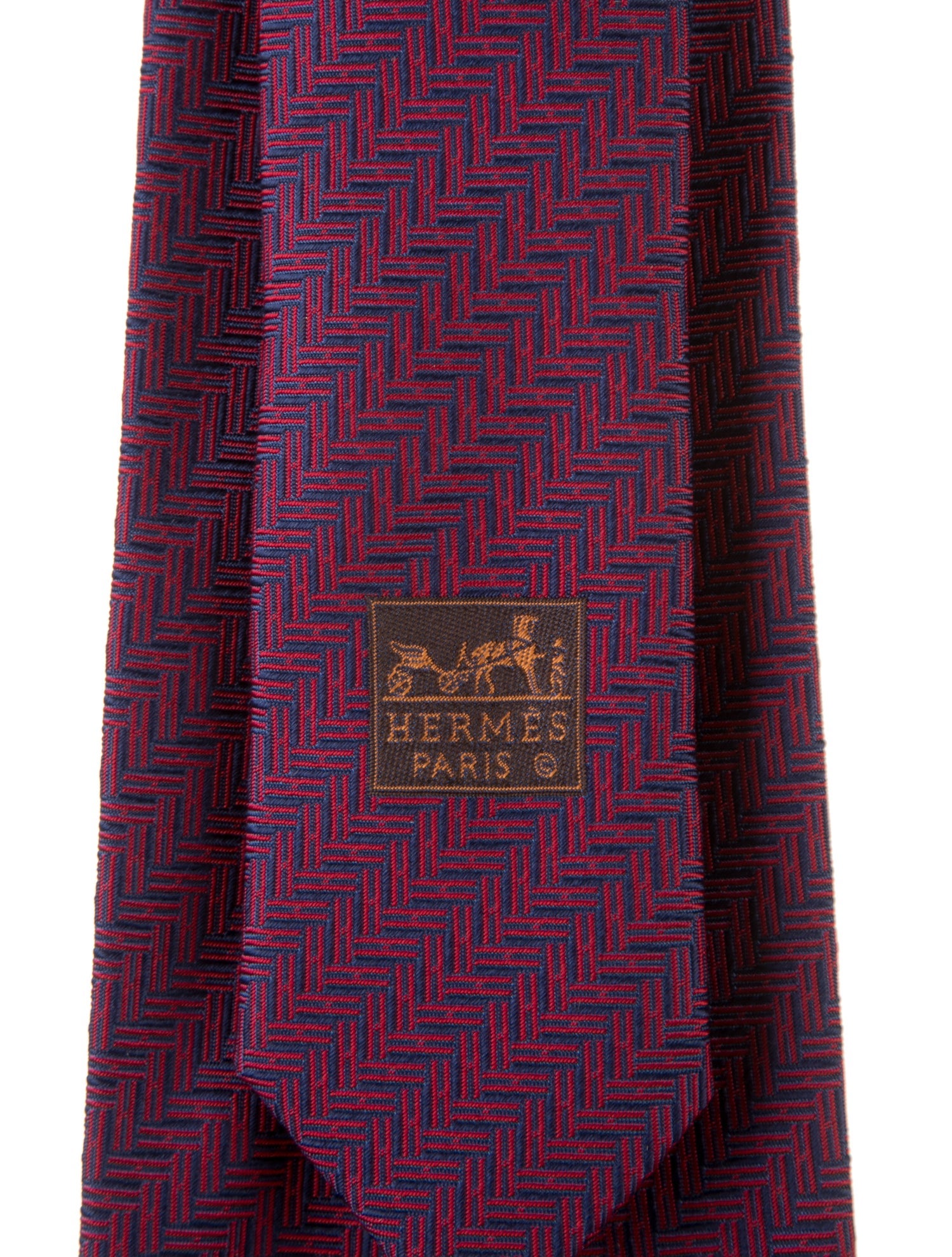 Hermès Silk Pattern Tie