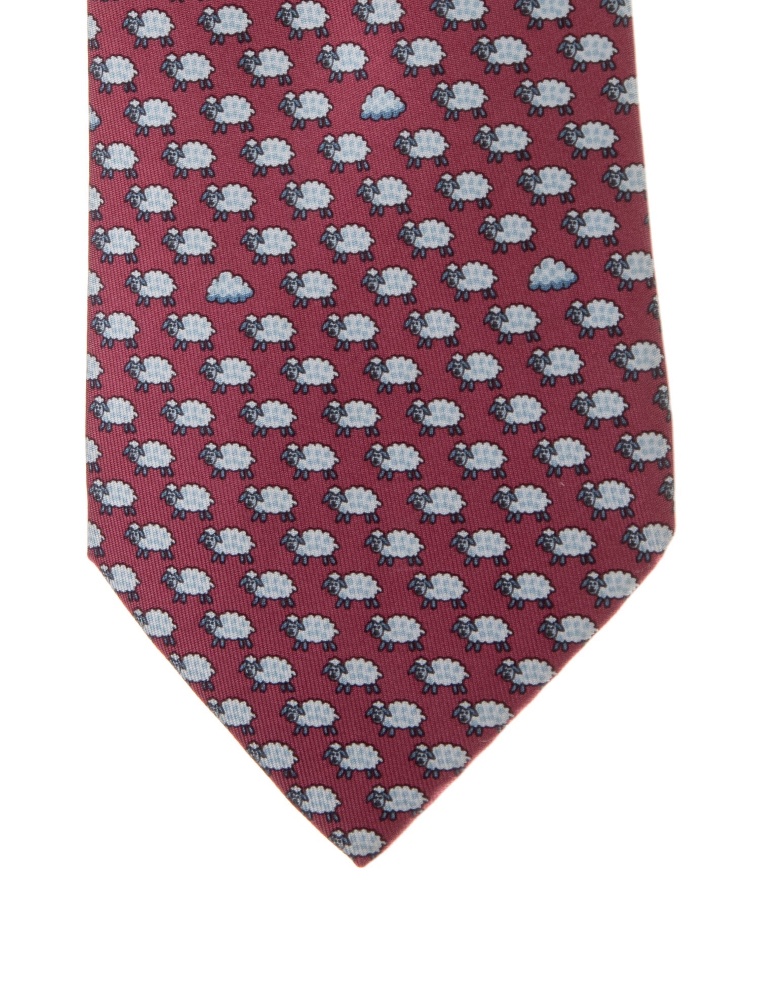 Hermès Silk Pattern tie