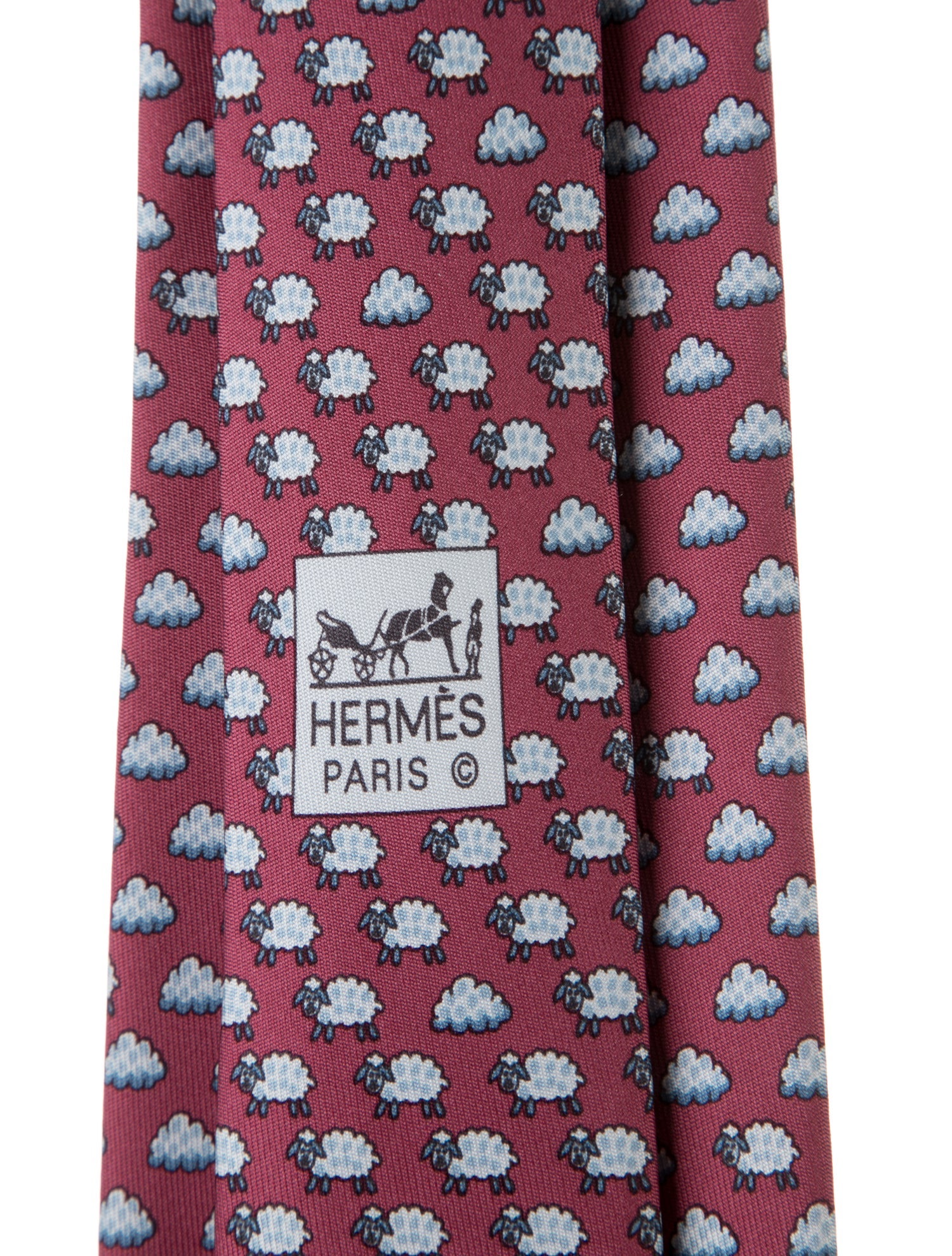 Hermès Silk Pattern tie