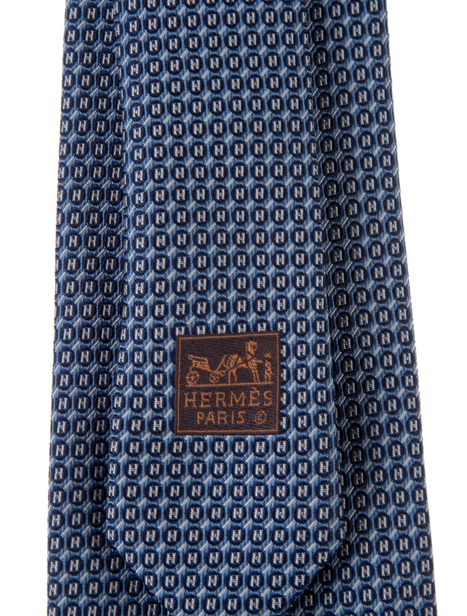 Hermès Silk Pattern Tie