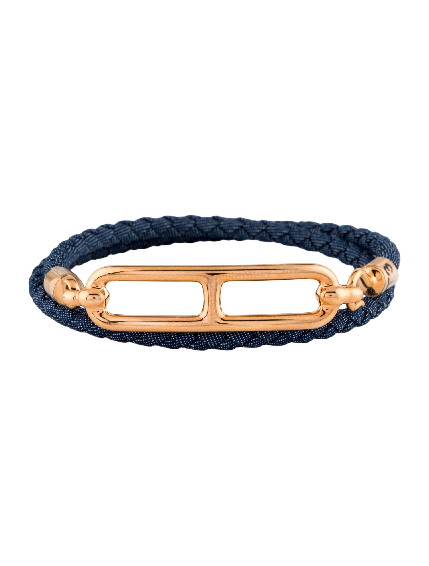 Hermès Roulis Silk Double Wrap Bracelet