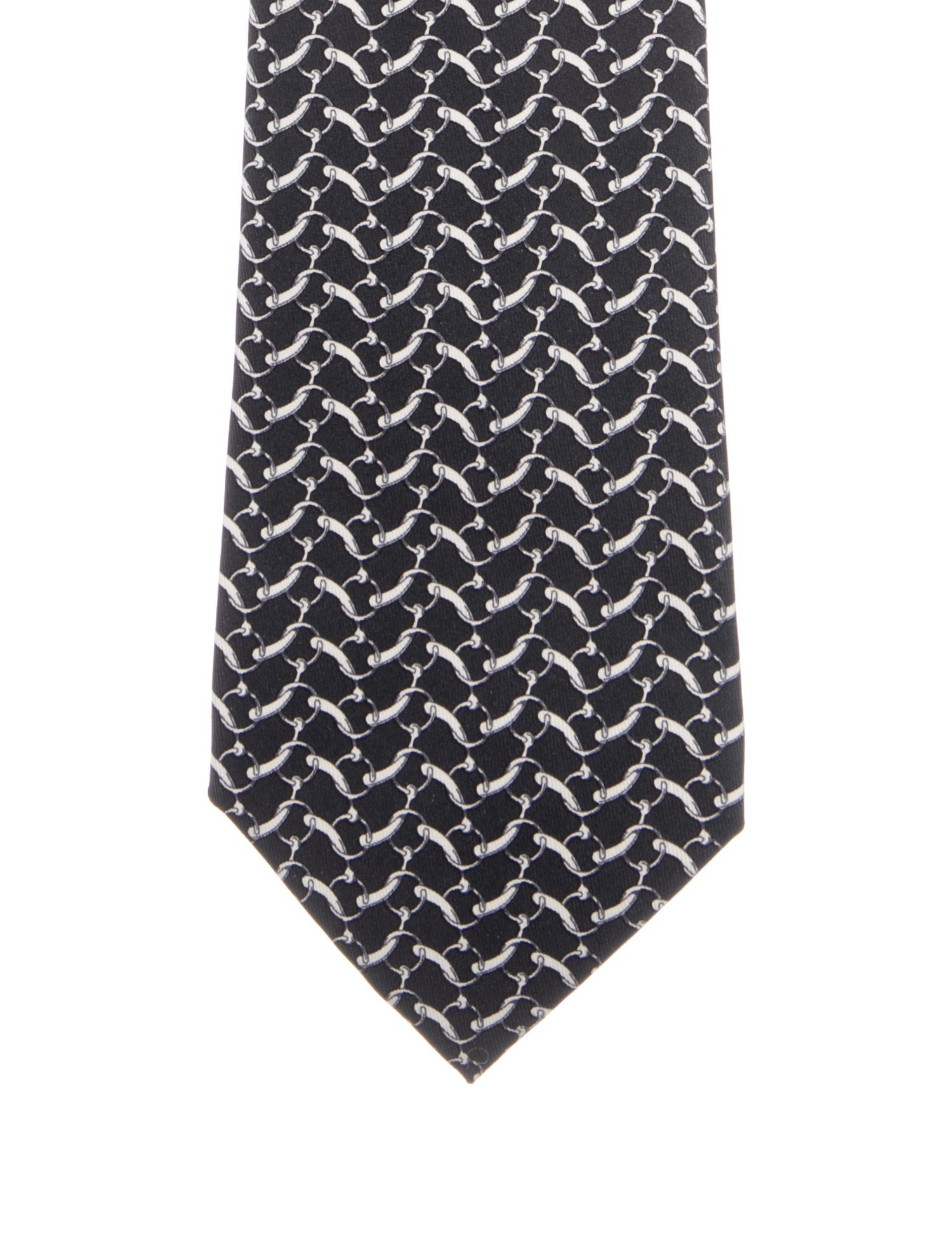 Hermès Silk Pattern Tie