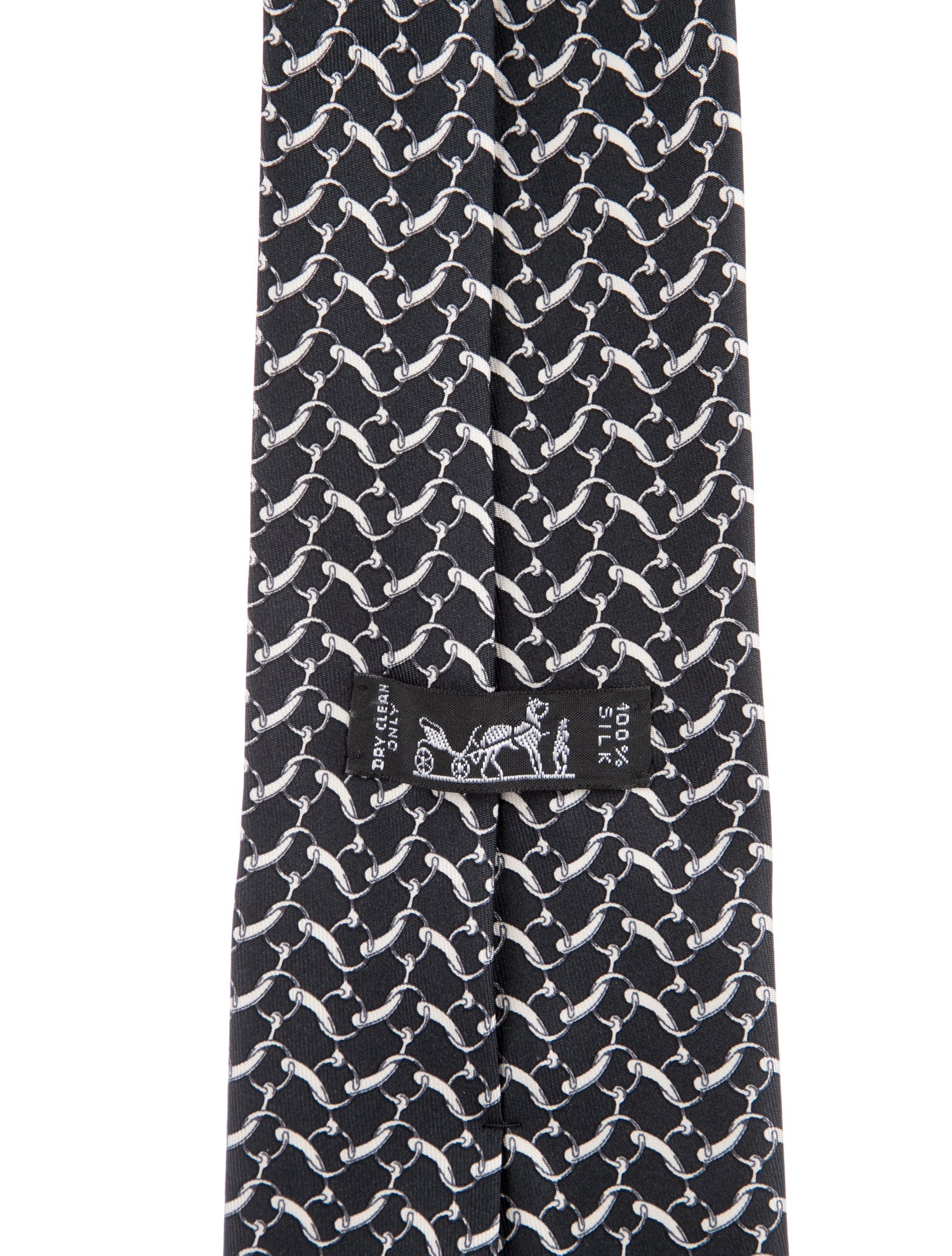 Hermès Silk Pattern Tie