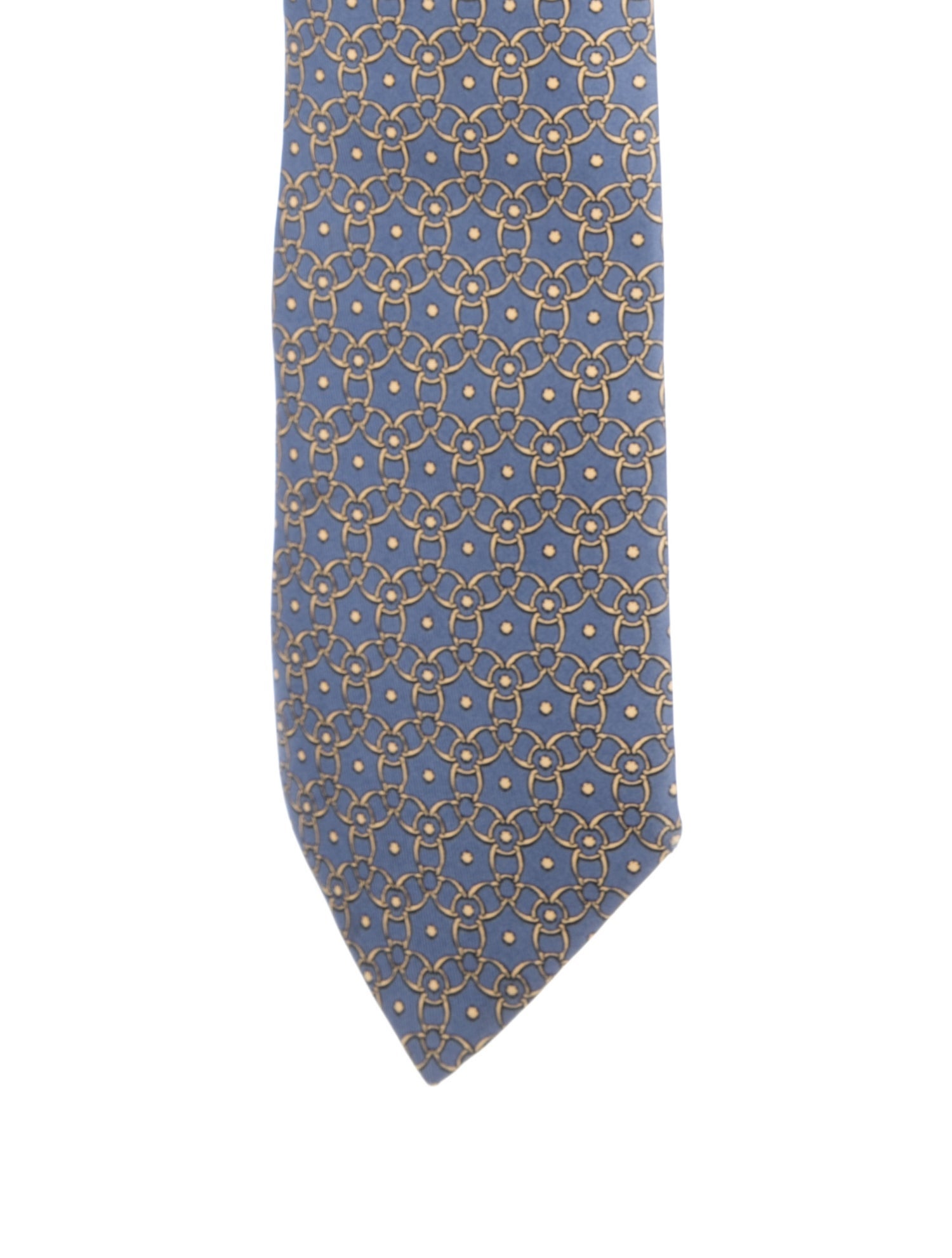 Hermès Silk Printed Tie