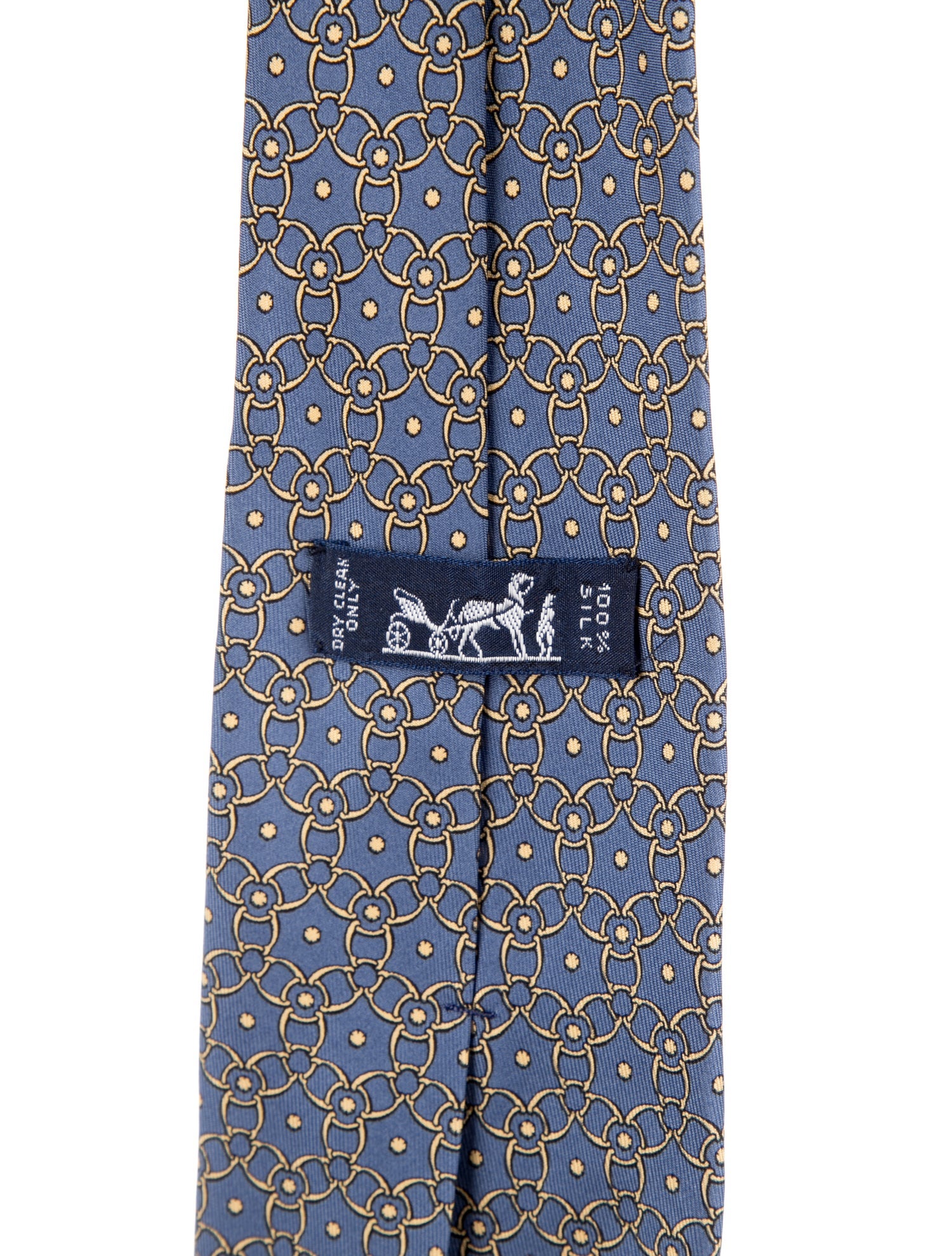 Hermès Silk Printed Tie