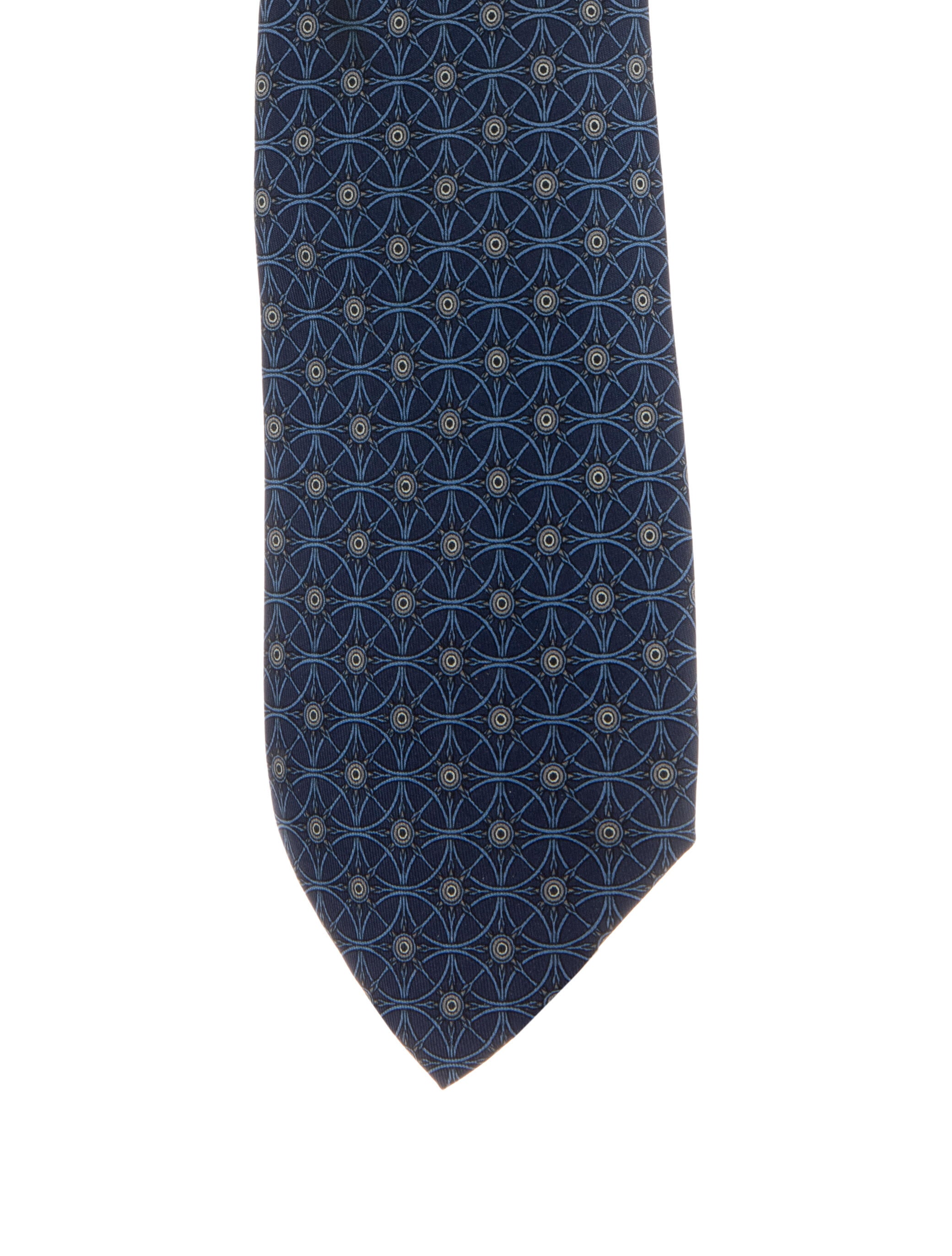 Hermès Silk Printed Tie