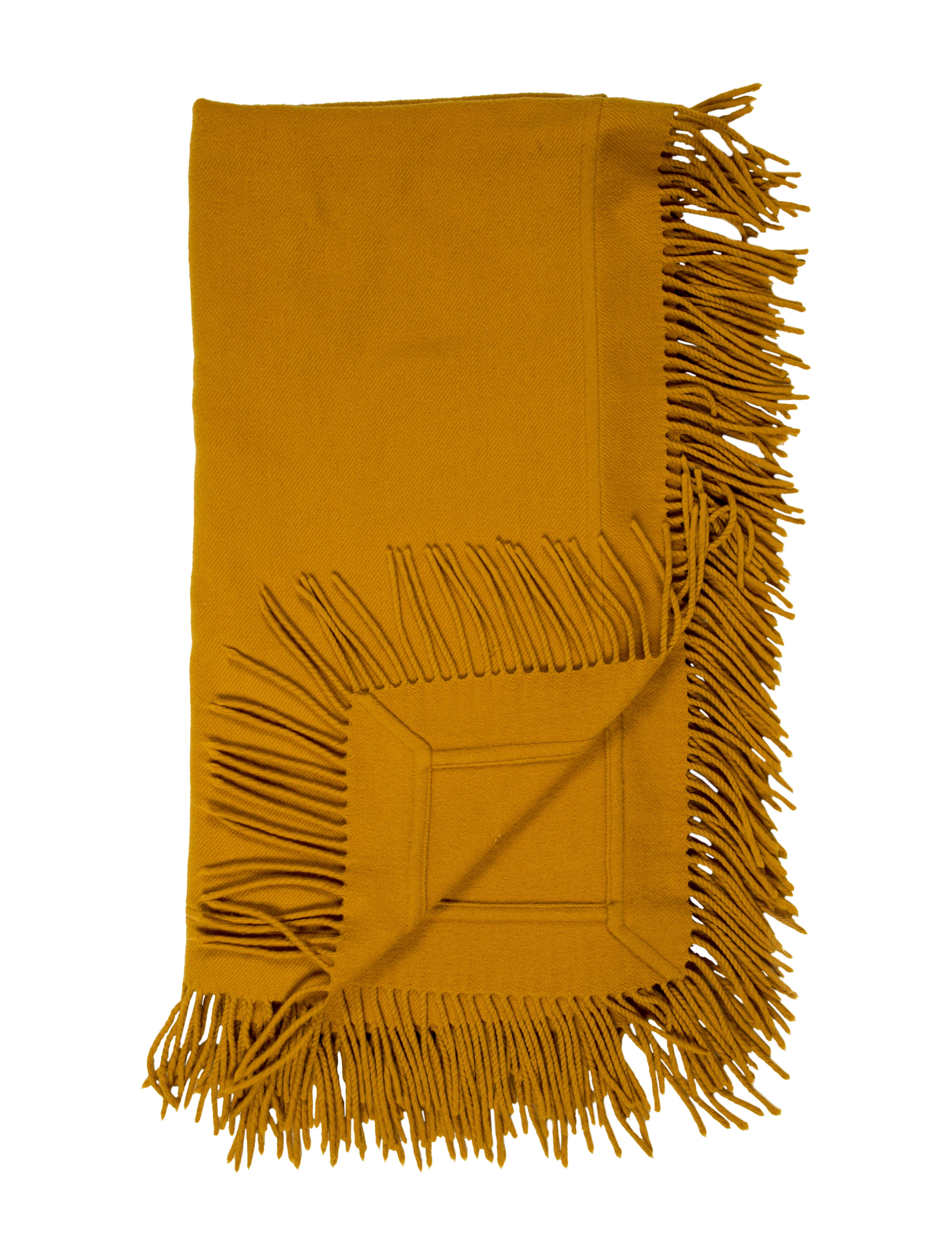 Hermès Wool & Cashmere Throw Blanket Pillows & Throws HER83490