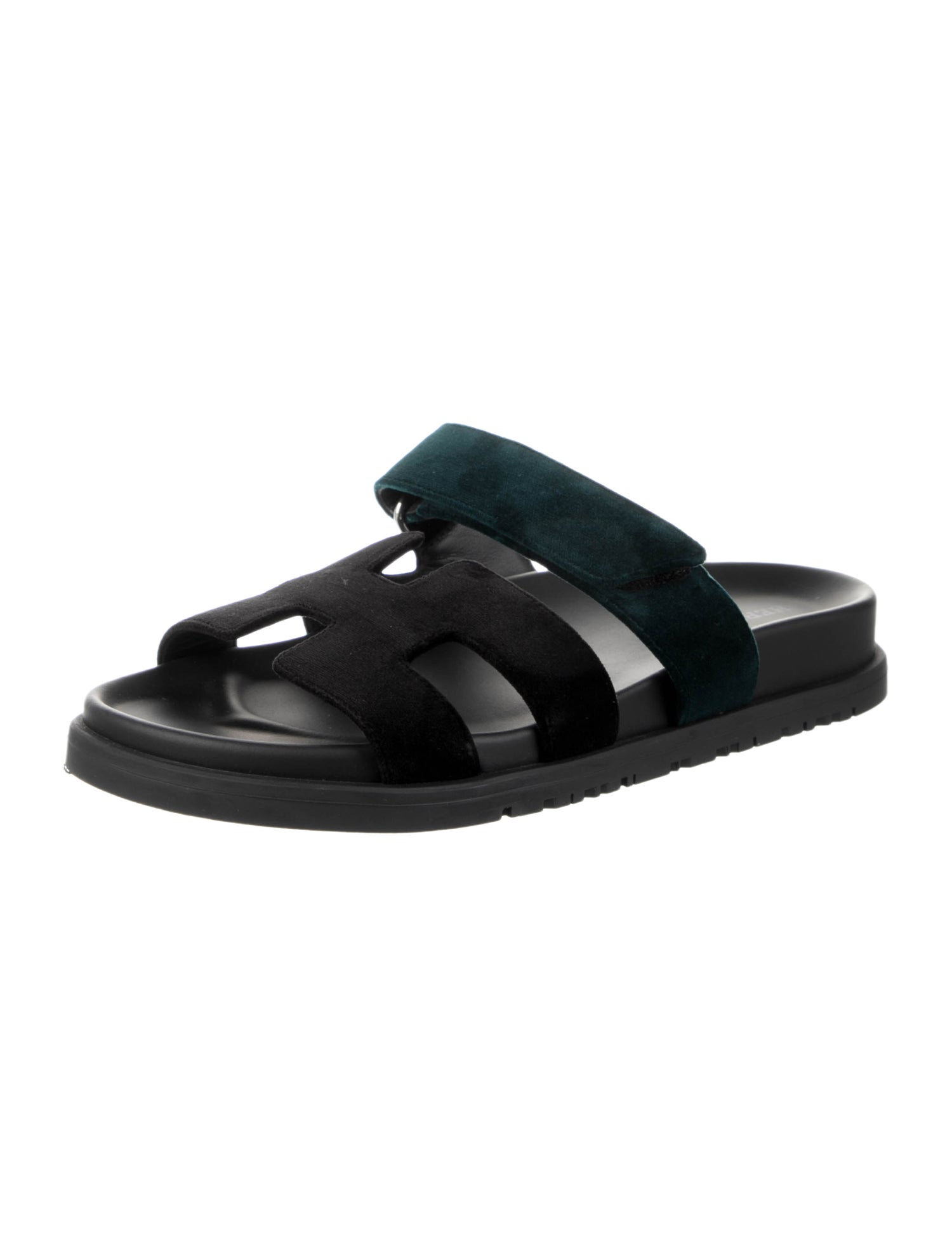 Hermès Chypre Velvet Slides