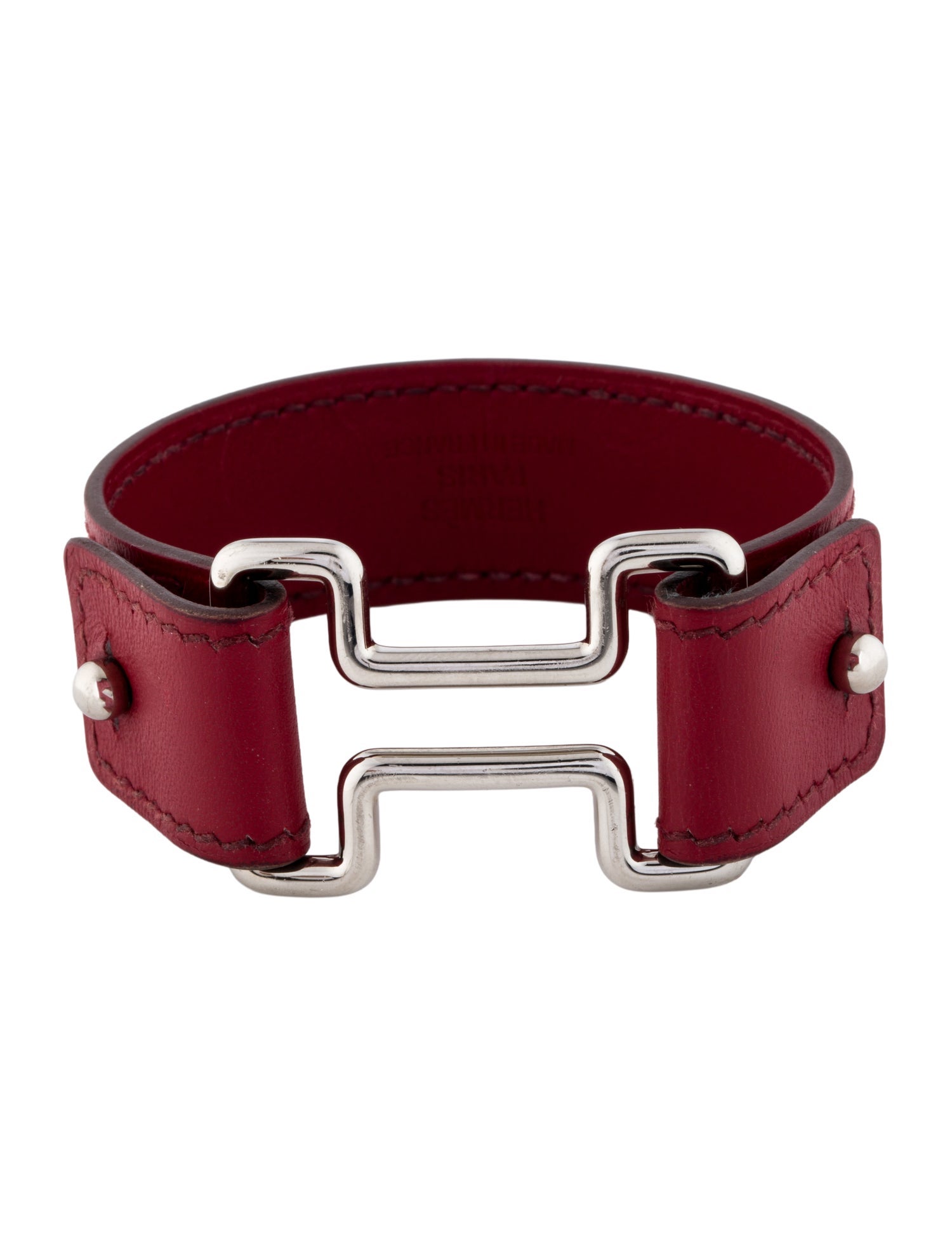 Hermès Night Leather Wrap Bracelet