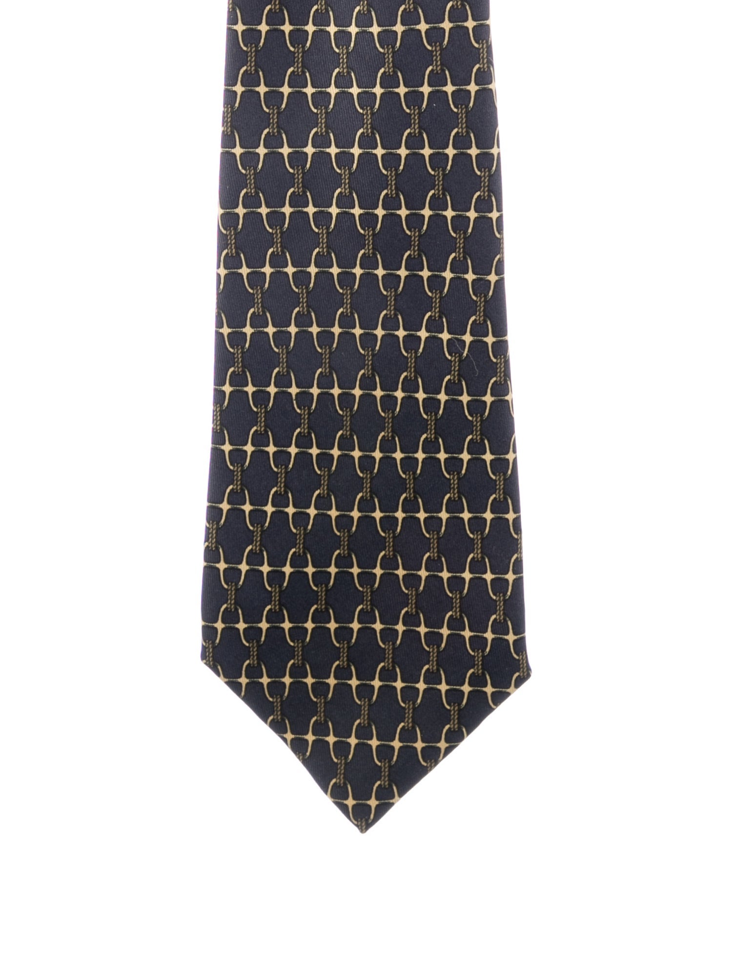 Hermès Silk Patterned Tie