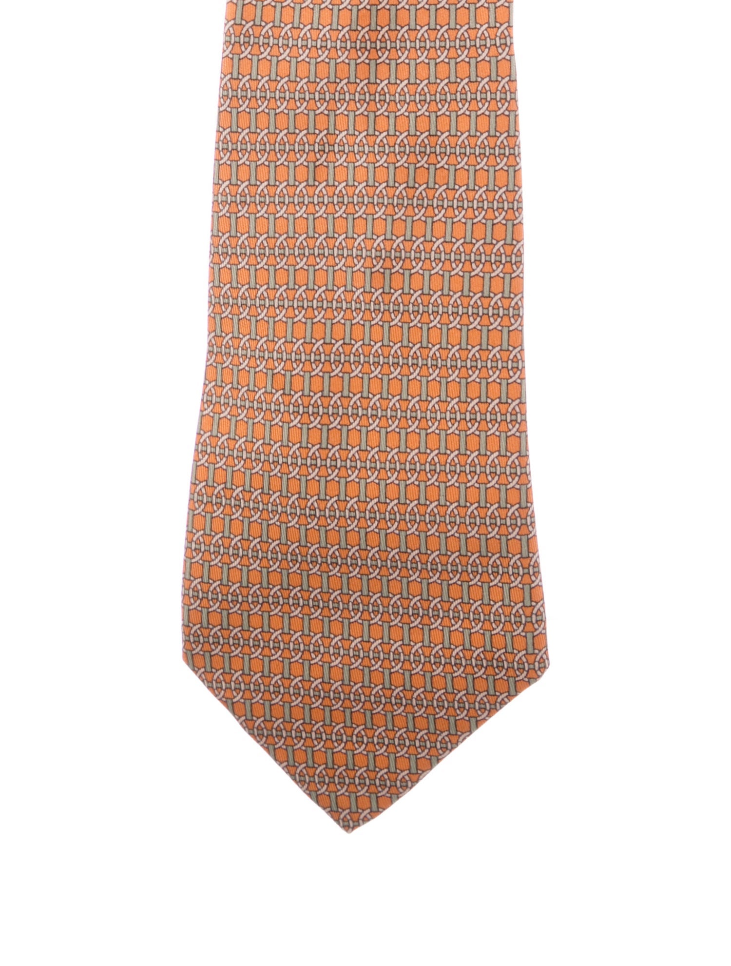 Hermès Silk Patterned Tie