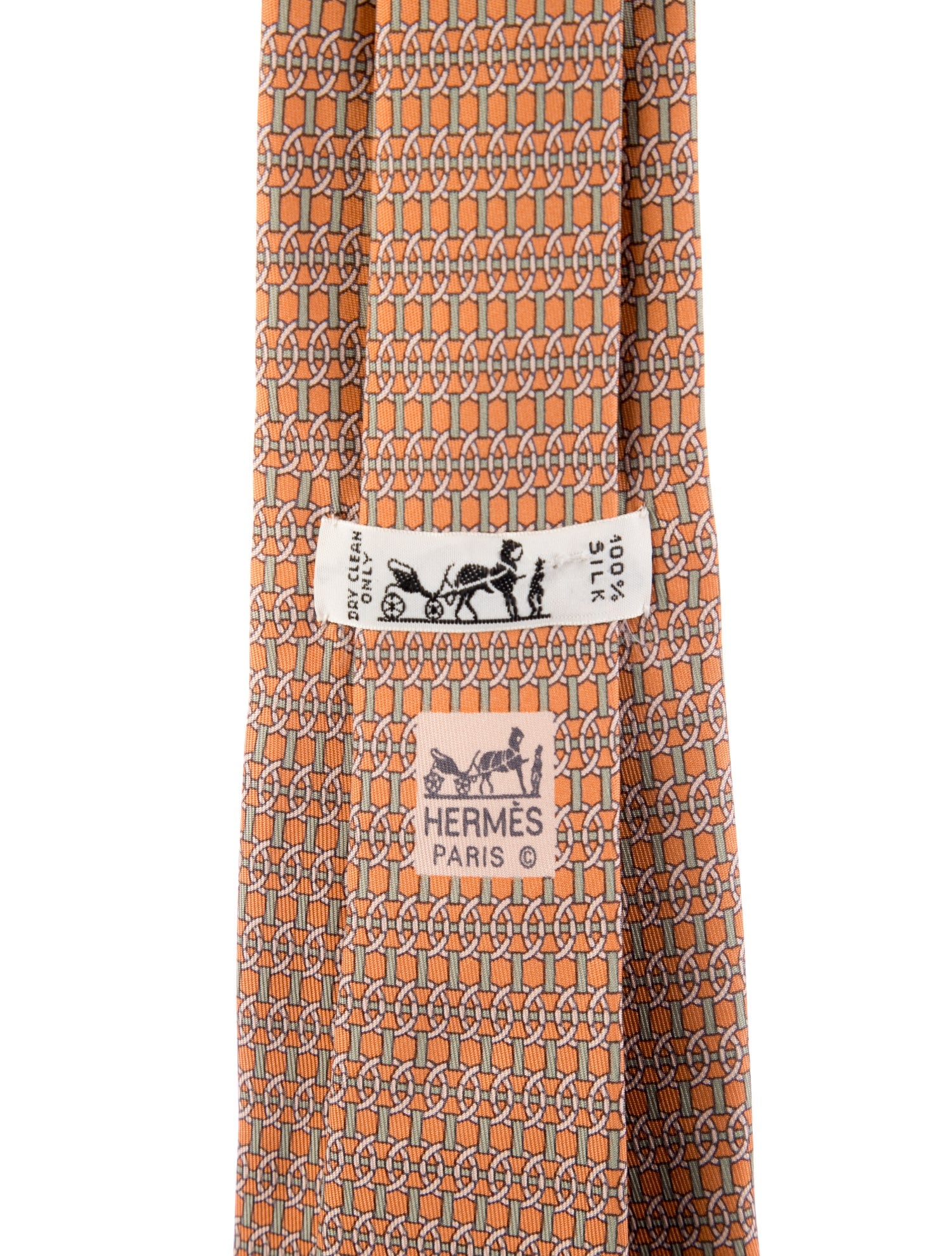 Hermès Silk Patterned Tie