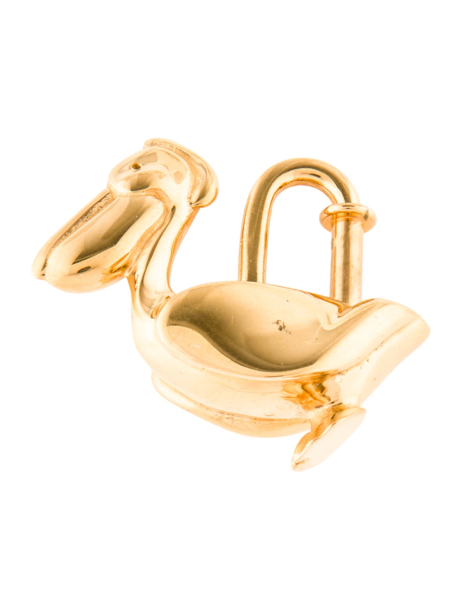 Hermès Pelican Cadena Lock Charm