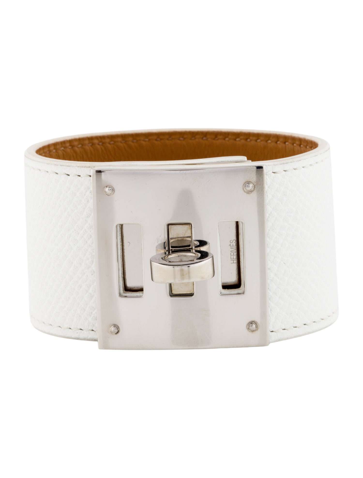 Hermès Leather Kelly Dog Bracelet