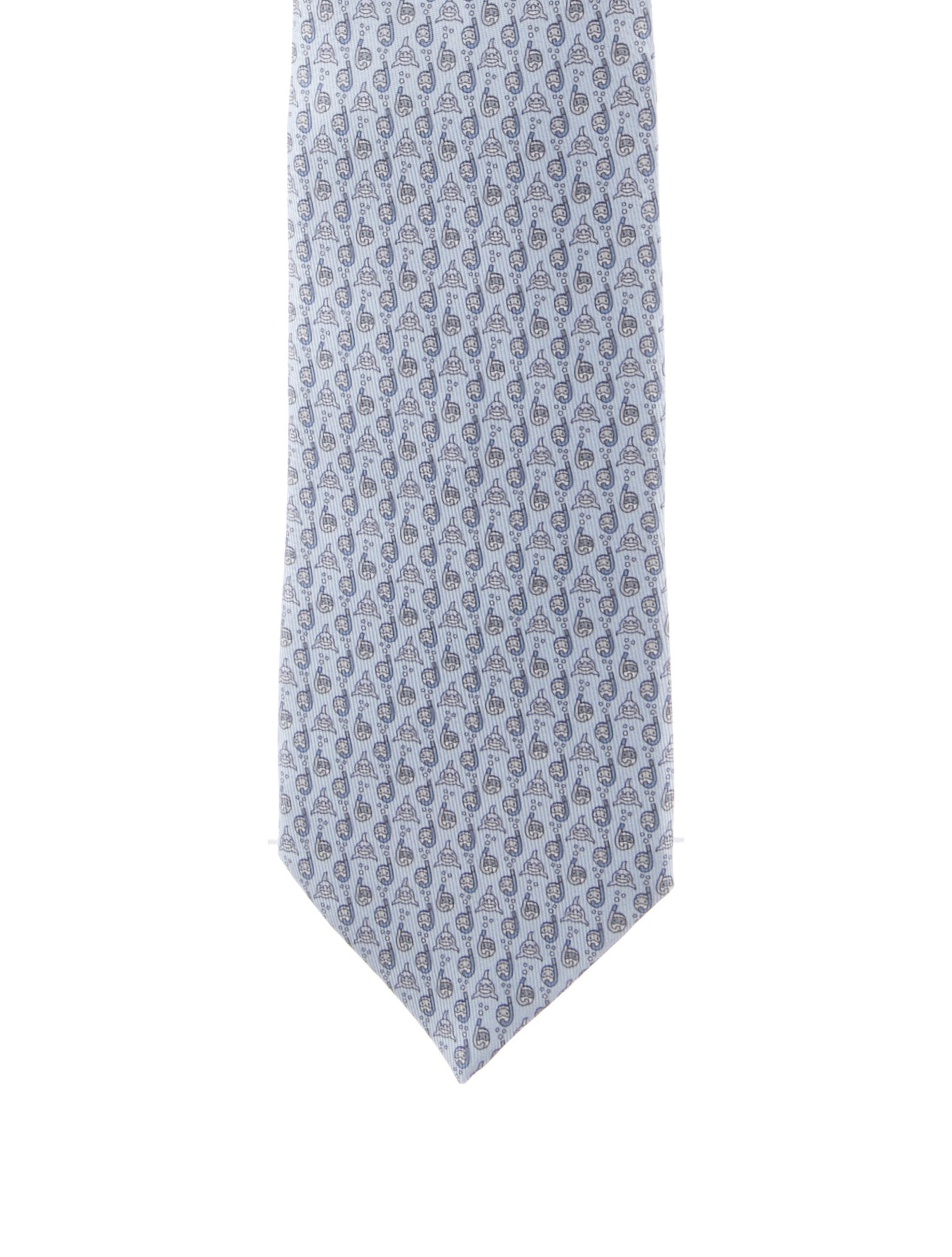 Hermès Silk Patterned Tie
