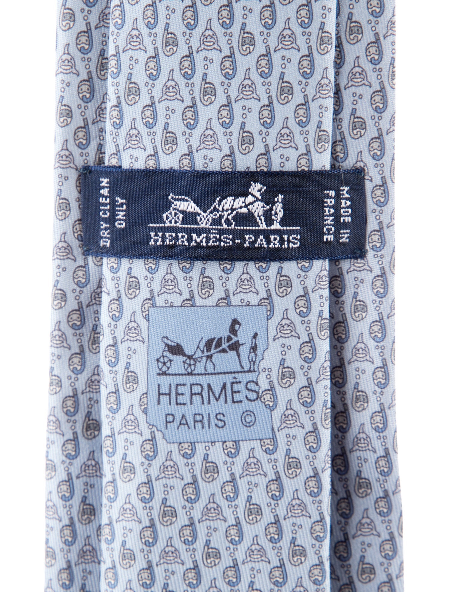 Hermès Silk Patterned Tie
