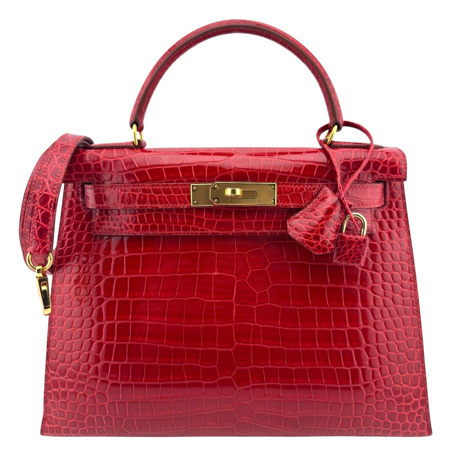 Hermès Porosus Crocodile Kelly 28