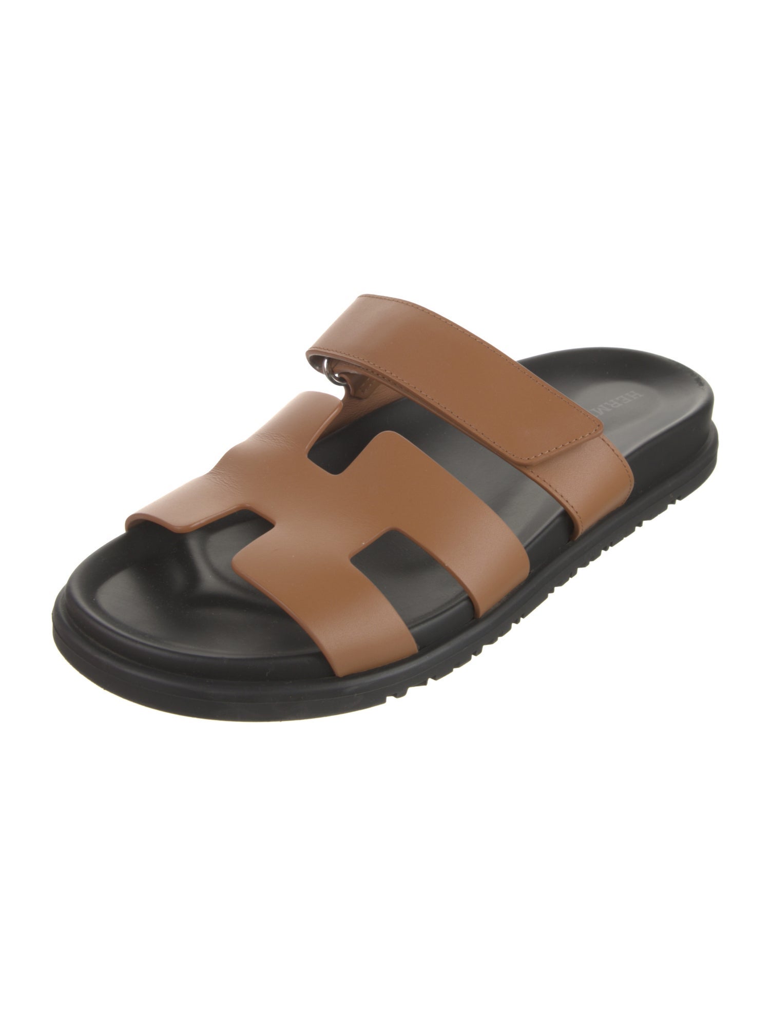Hermès Chypre Leather Slides
