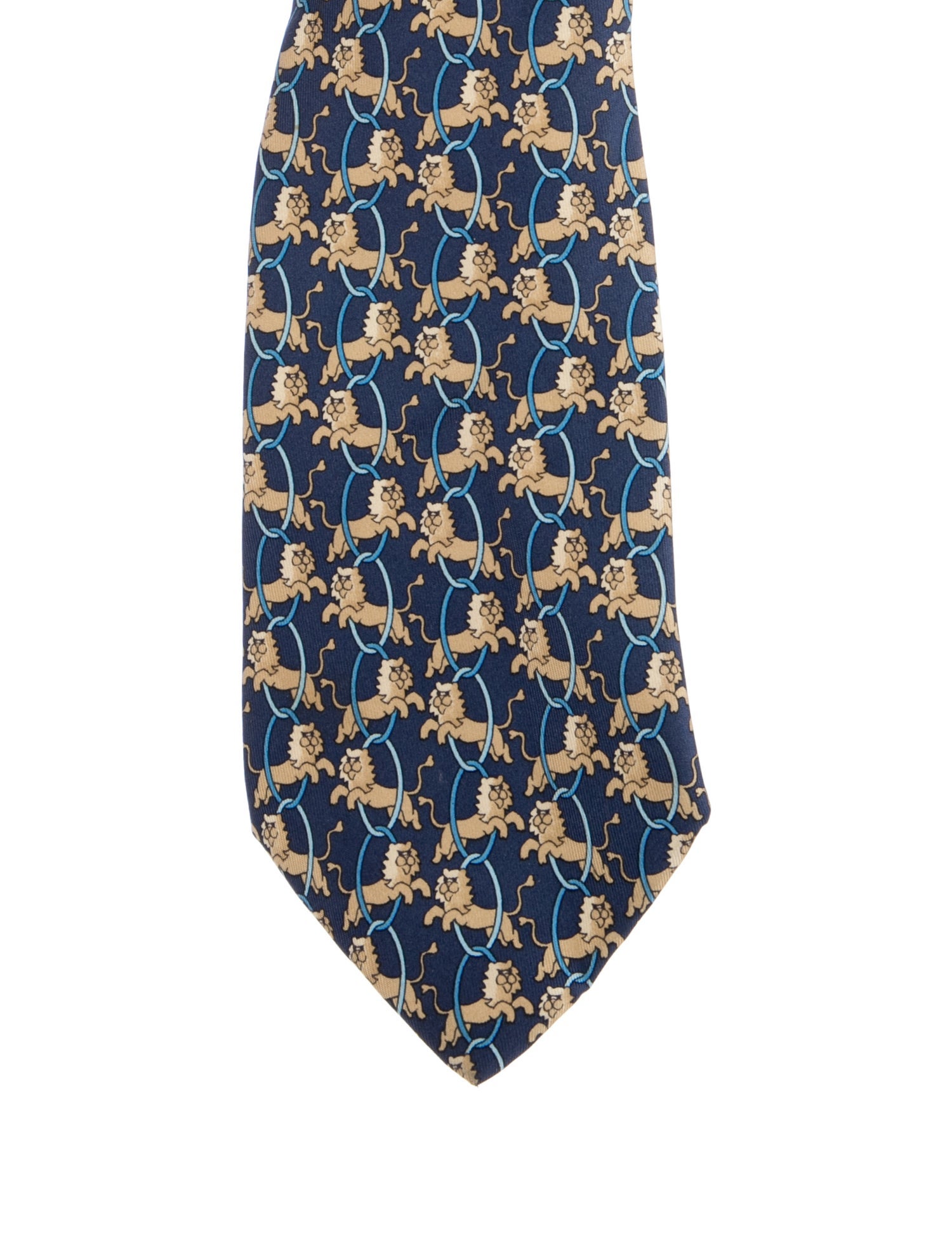 Hermès Silk Patterned Tie