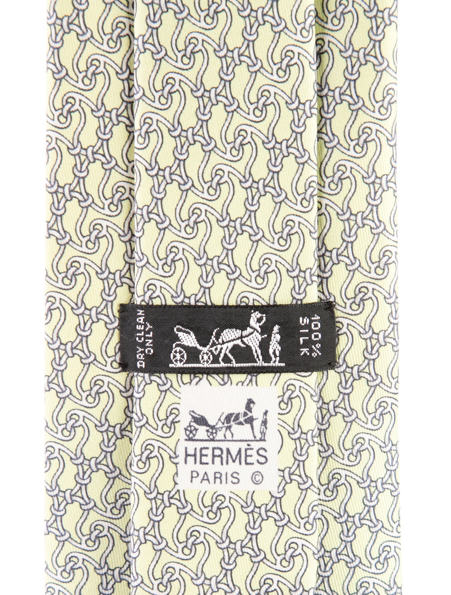 Hermès Silk Pattern Tie