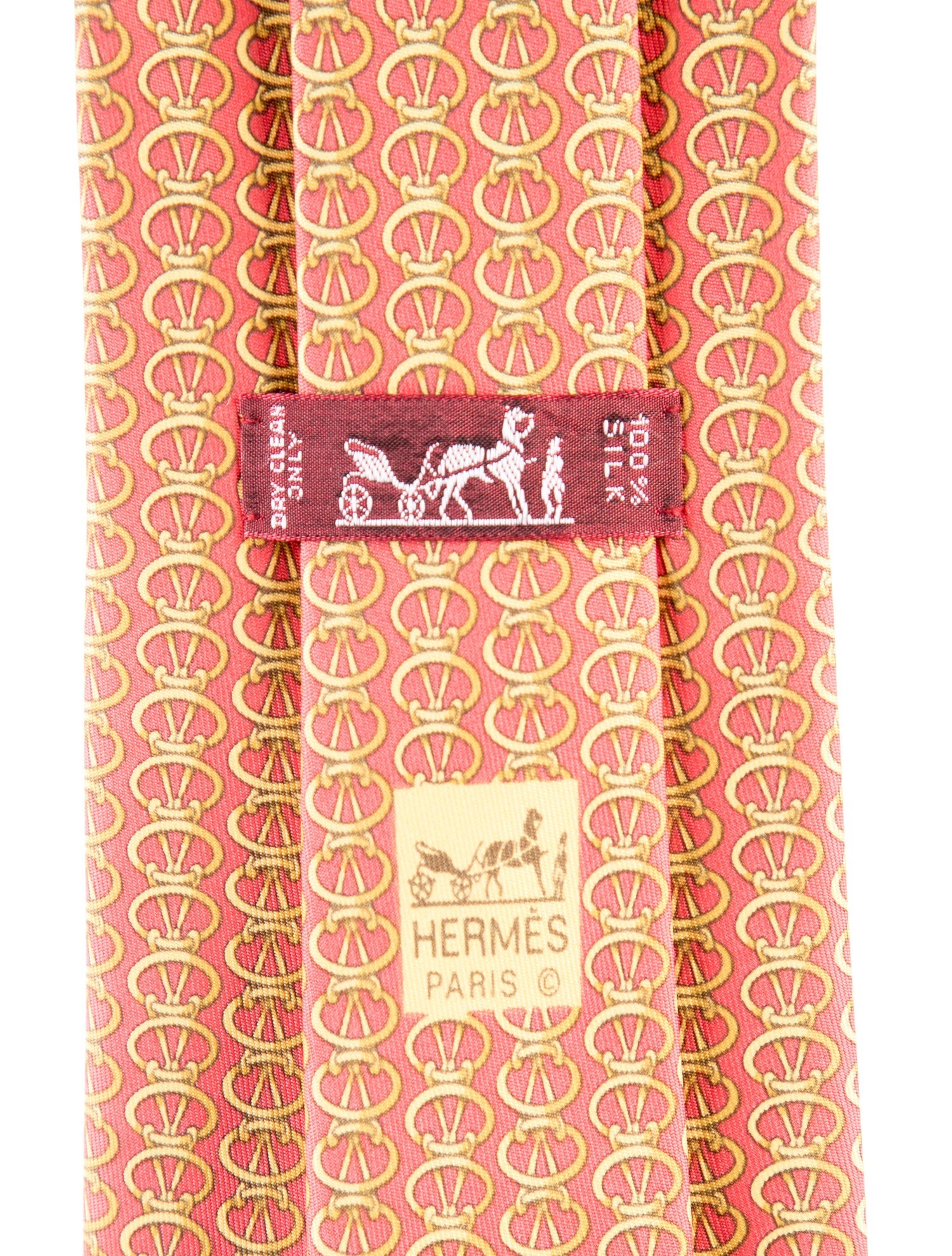 Hermès Silk Patterned Tie