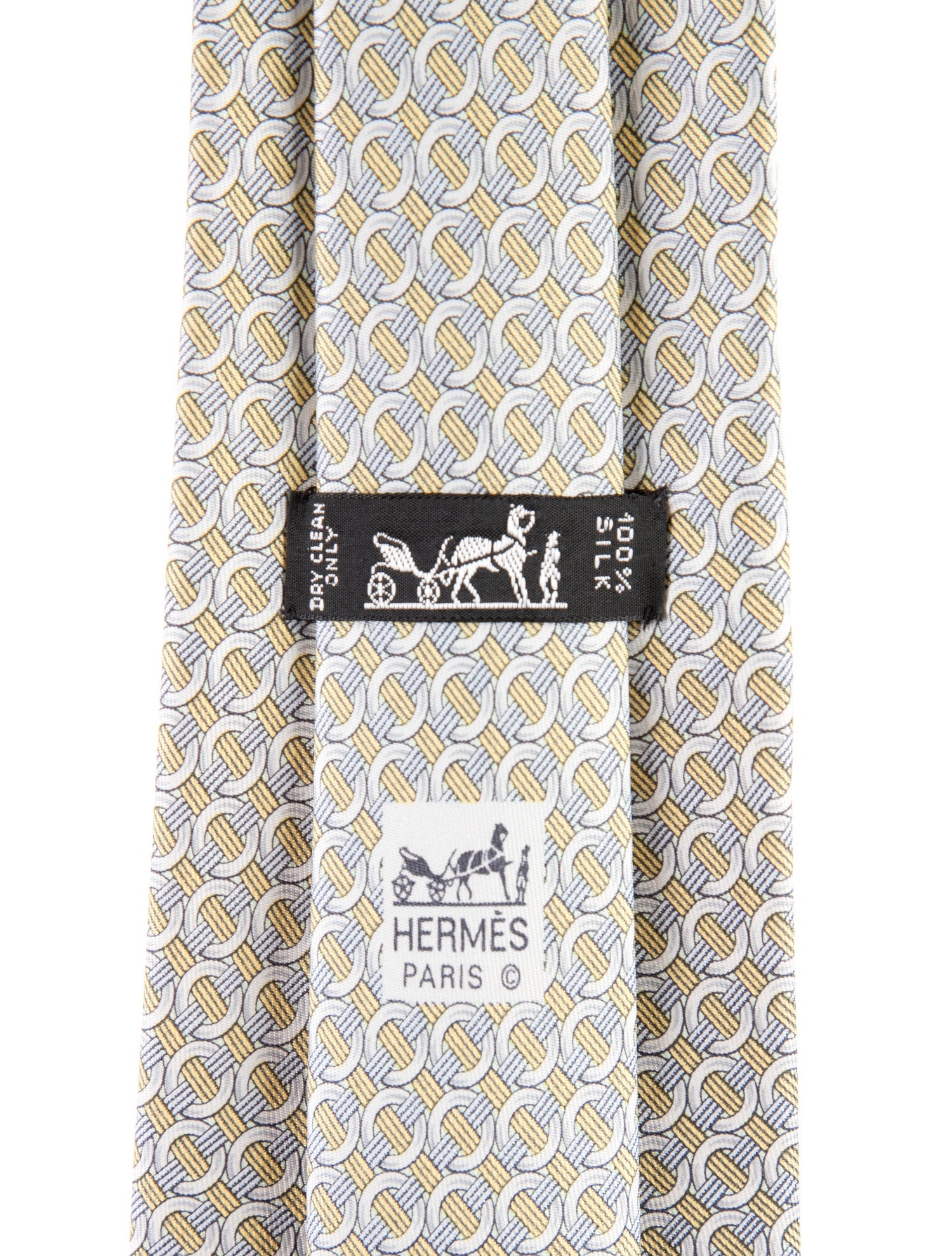 Hermès Silk Pattern Tie