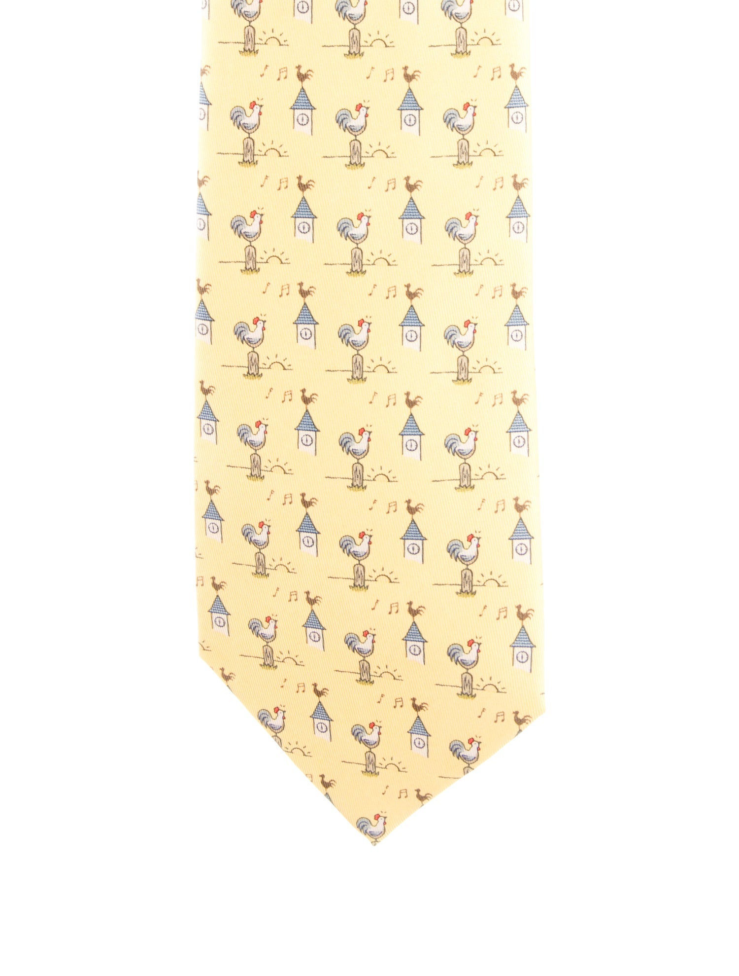 Hermès Silk Pattern Tie