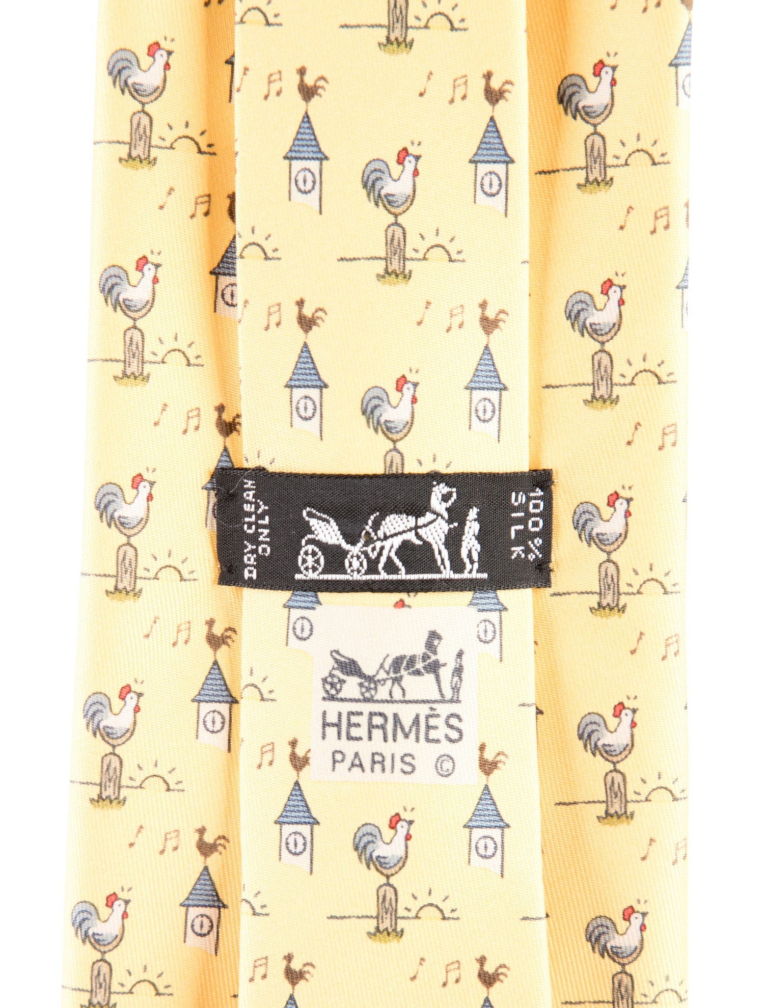 Hermès Silk Pattern Tie