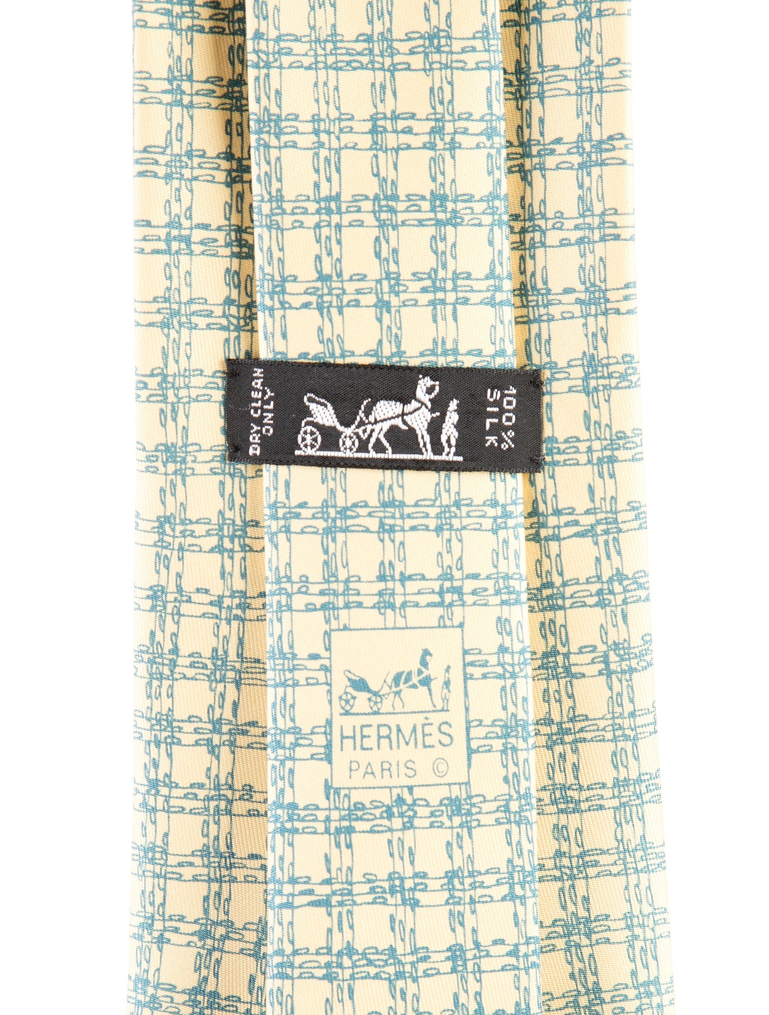 Hermès Silk Pattern Tie