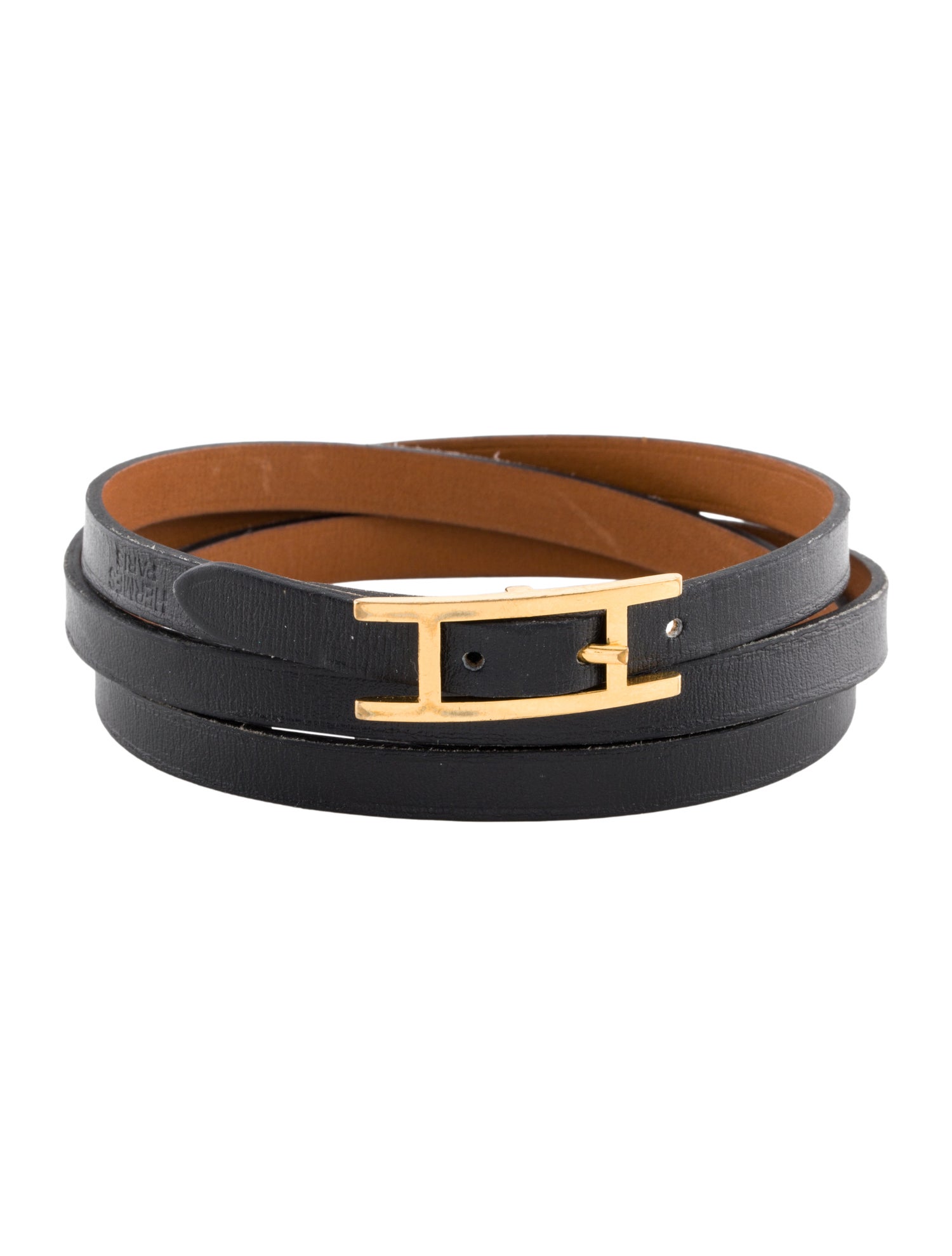 Hermès Behapi Triple Tour Wrap Bracelet