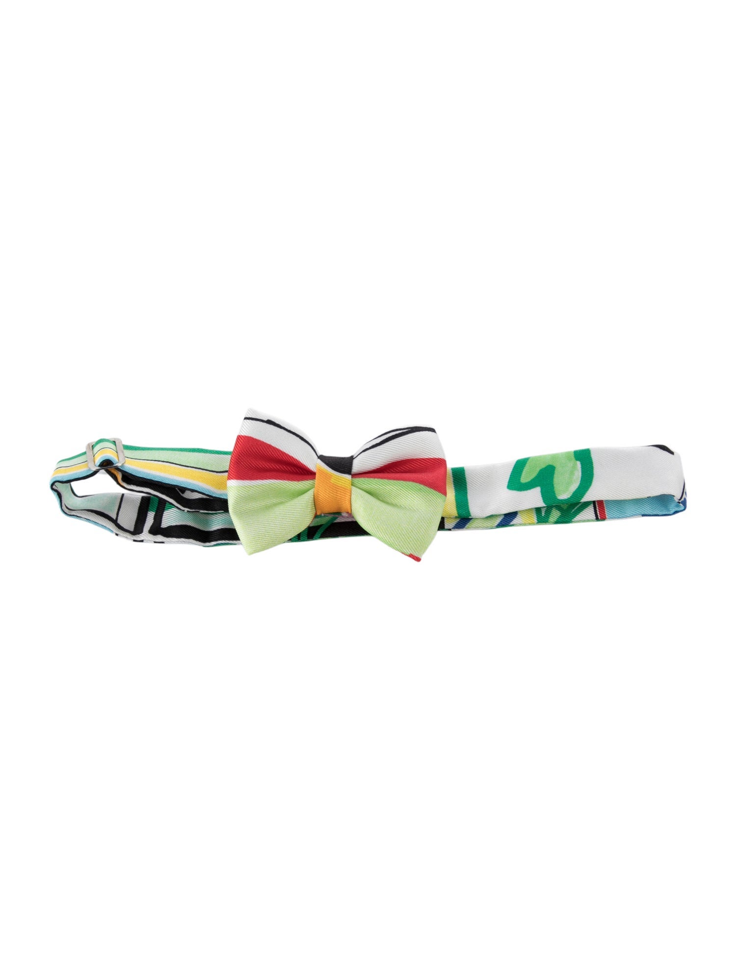 Hermès Patter Silk Bow Tie