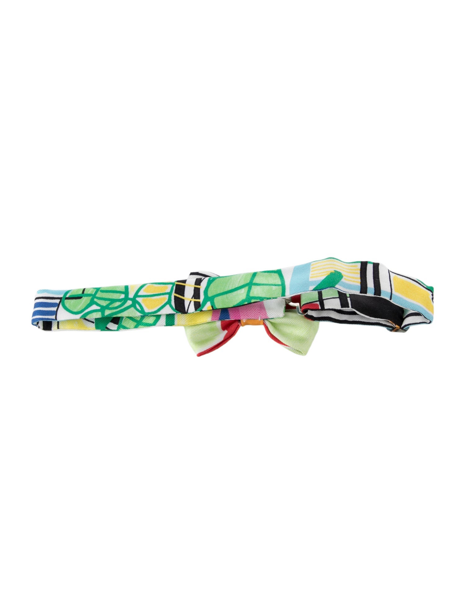 Hermès Patter Silk Bow Tie