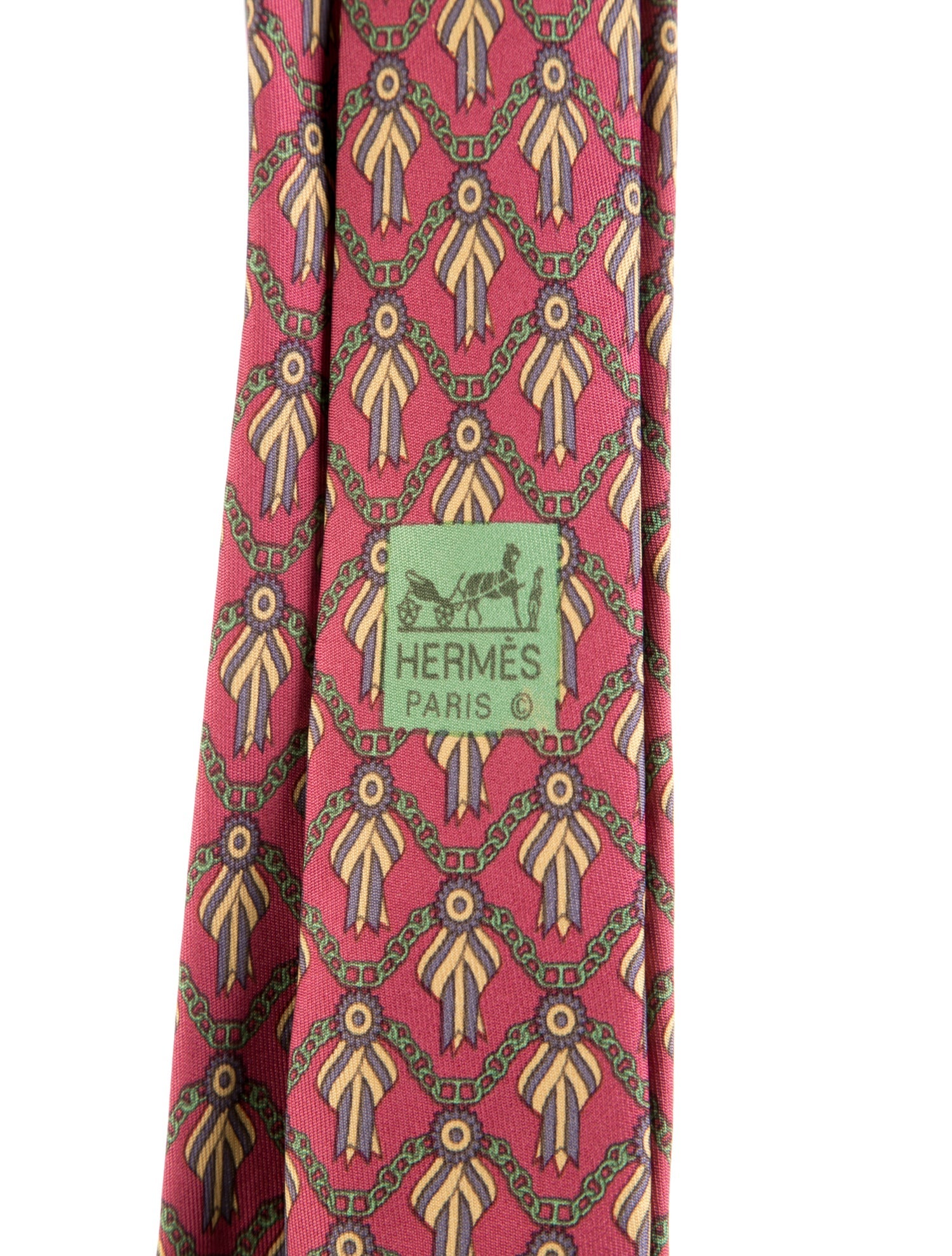 Hermès Silk Pattern Tie