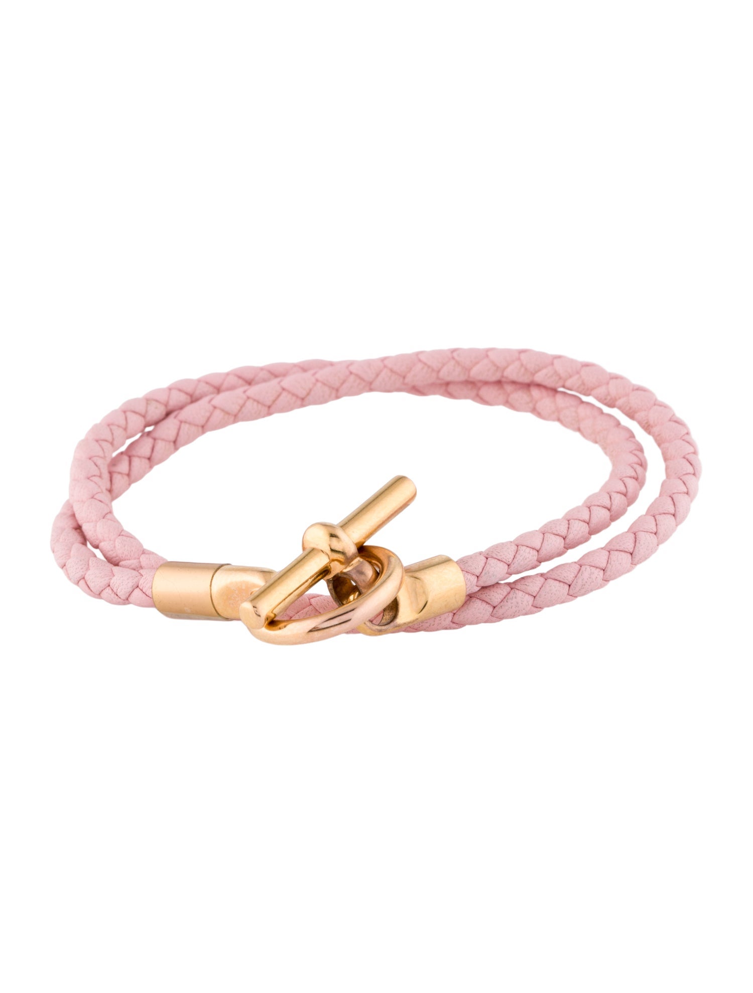 Hermès Leather Glenan Double Tour Wrap Bracelet