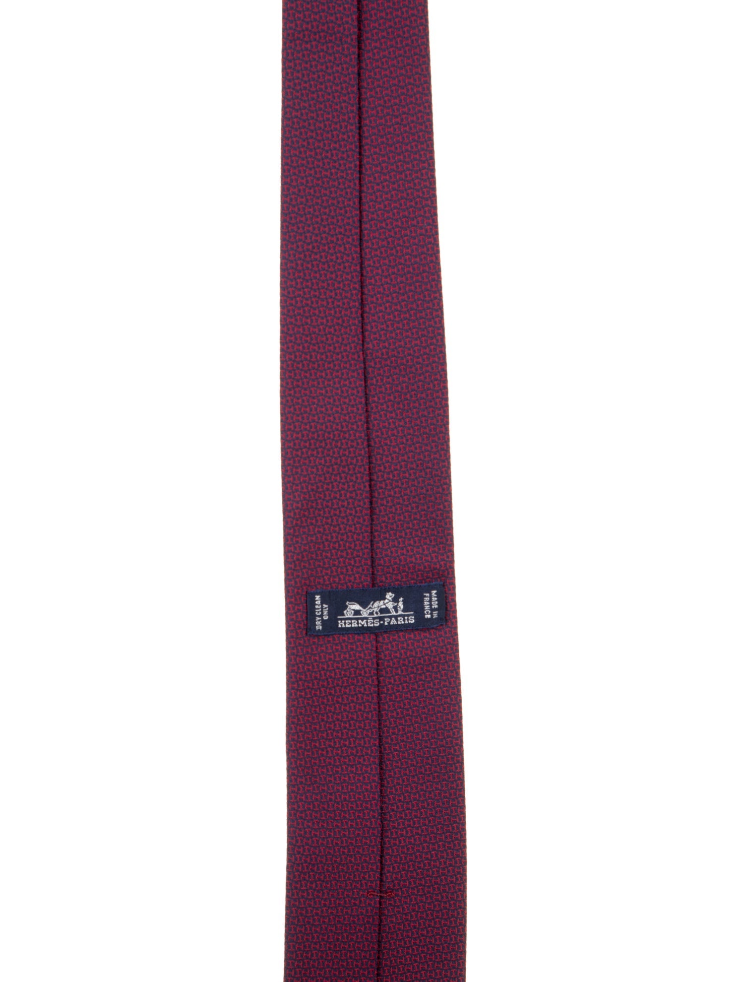 Hermès Silk Printed Tie