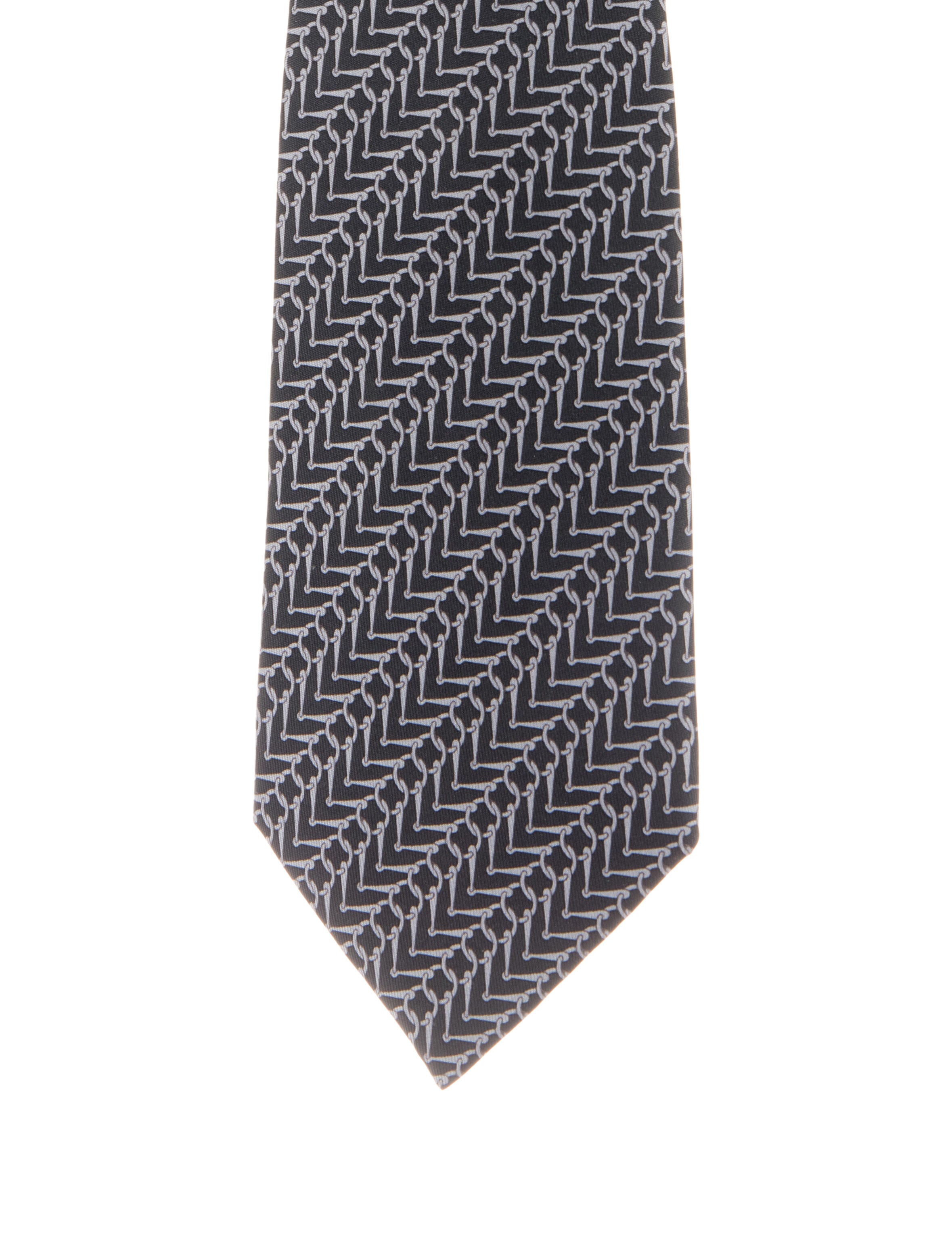 Hermès Silk Patterned Tie