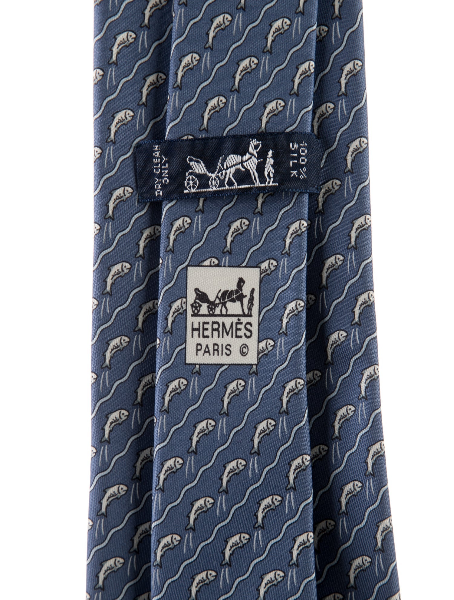 Hermès Silk Patterned Tie