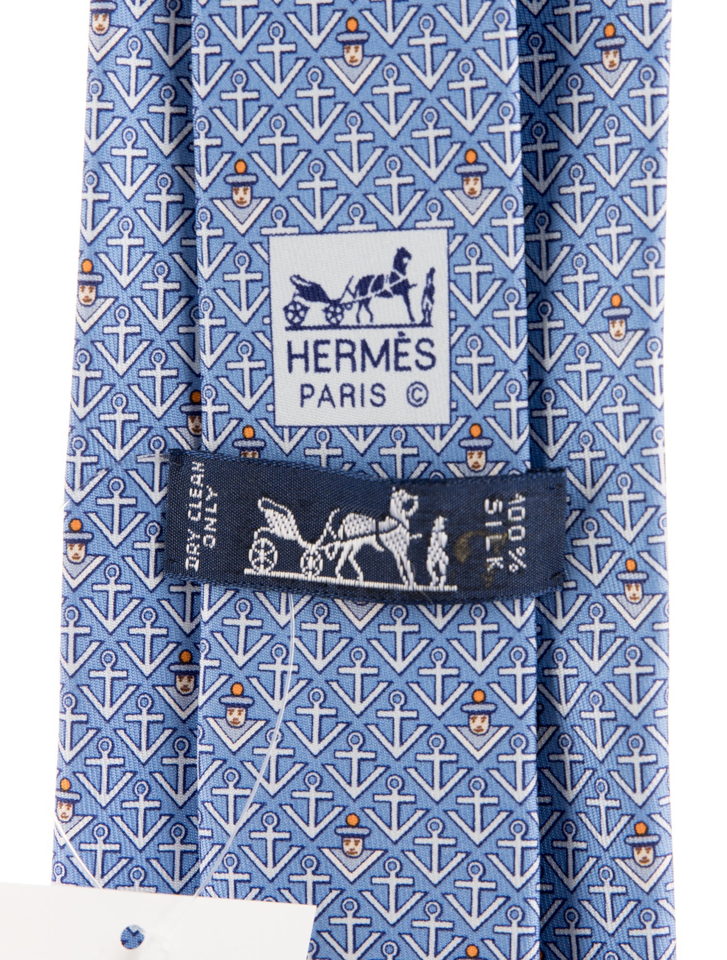 Hermès Silk Patterned Tie