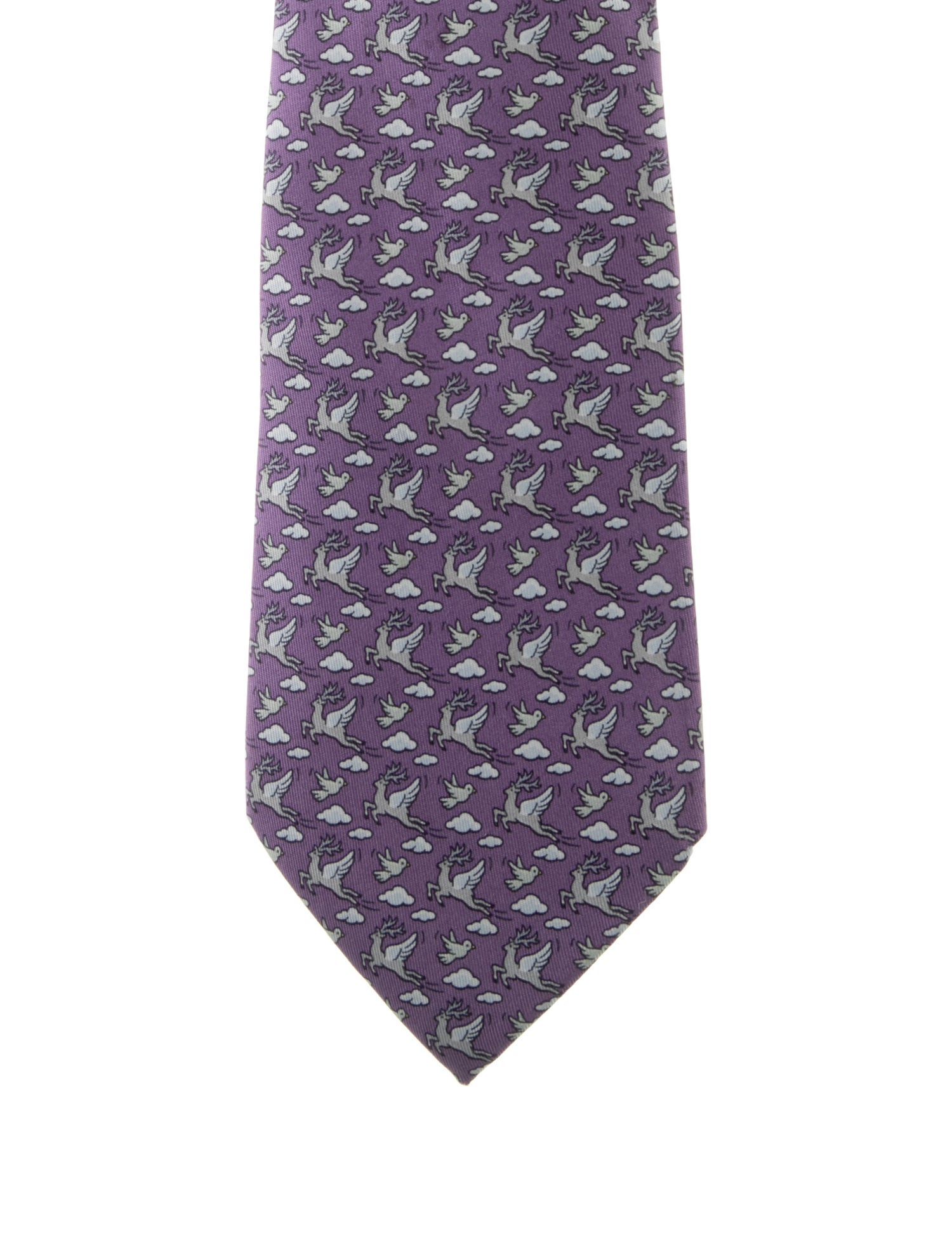 Hermès Silk Patterned Tie