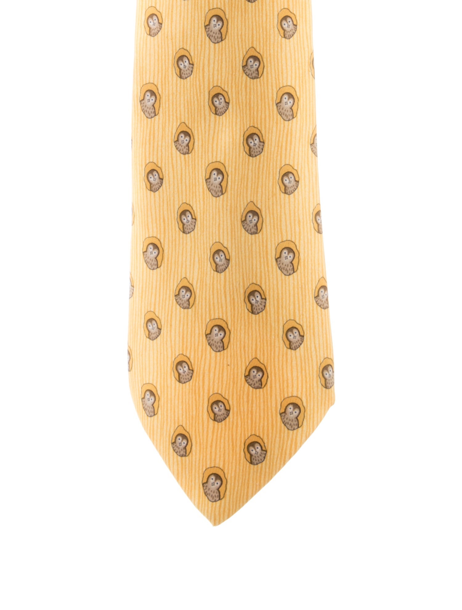 Hermès Silk Patterned Tie