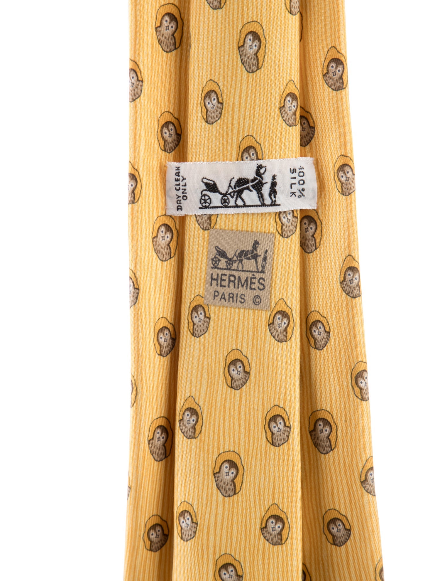 Hermès Silk Patterned Tie