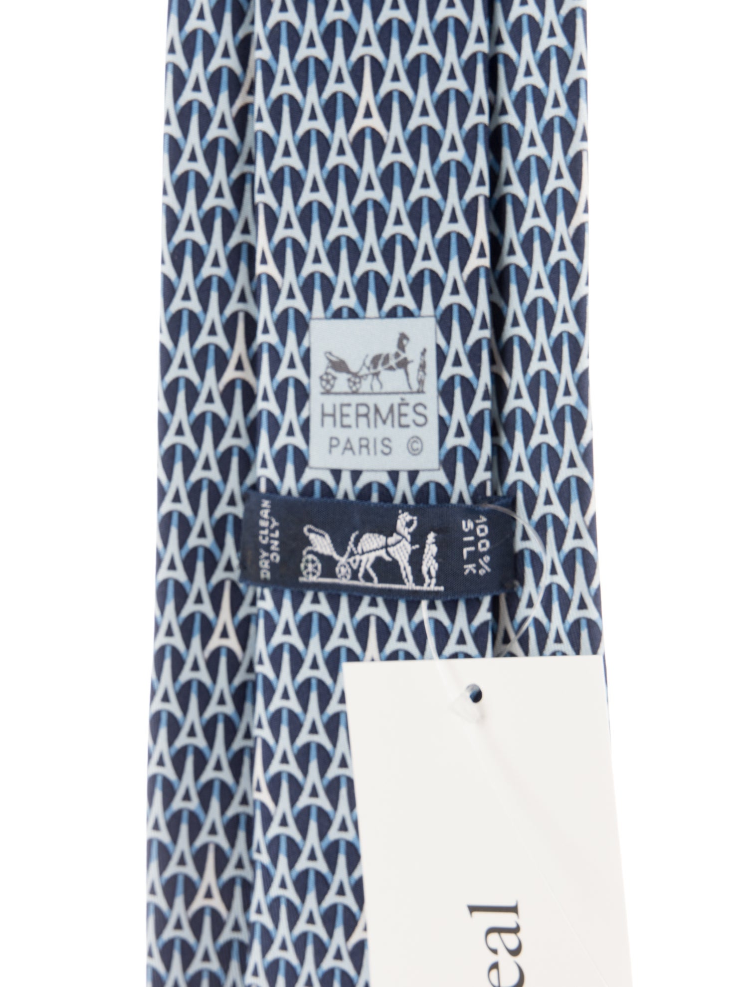 Hermès Silk Patterned Tie