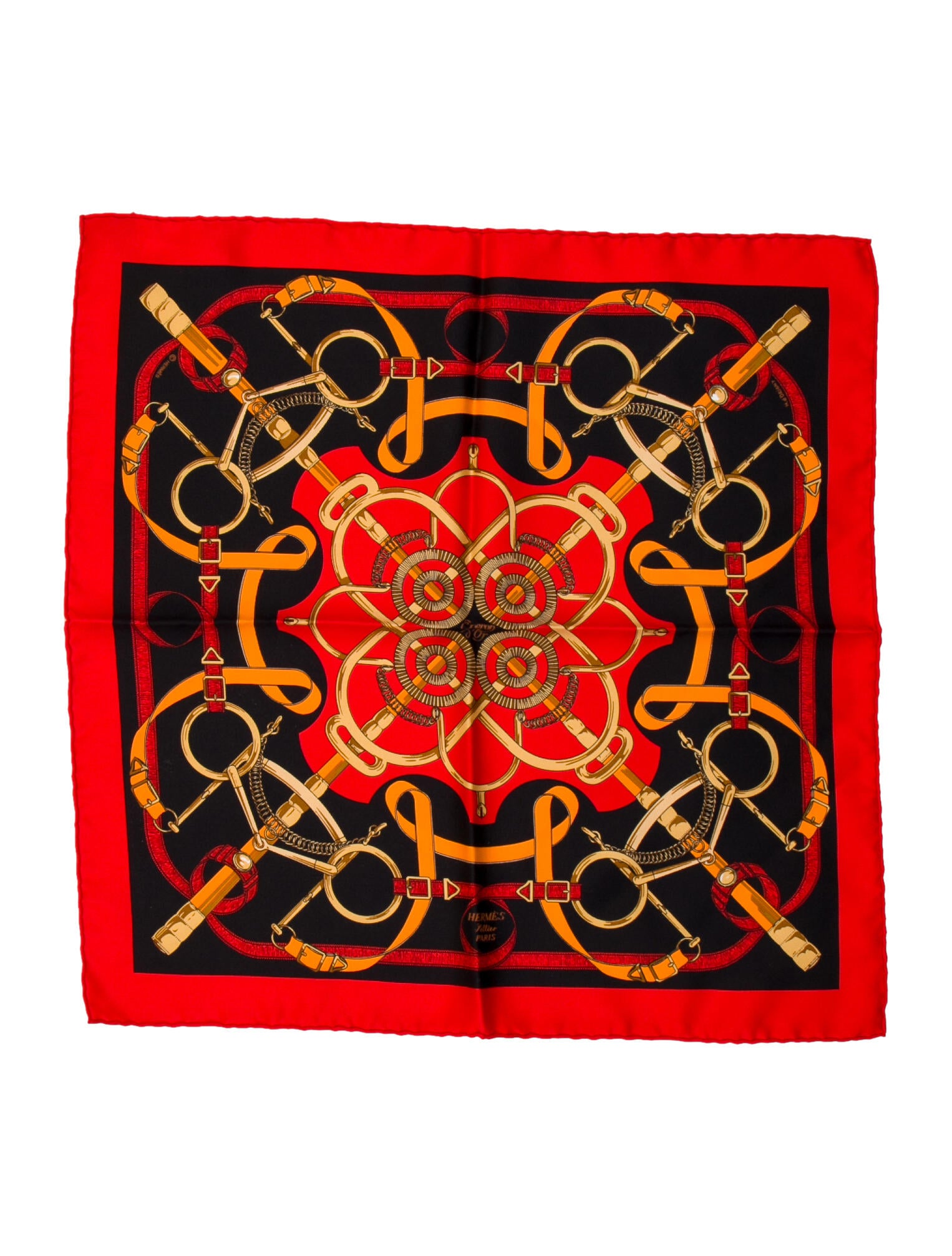 Hermès Silk Pocket Square
