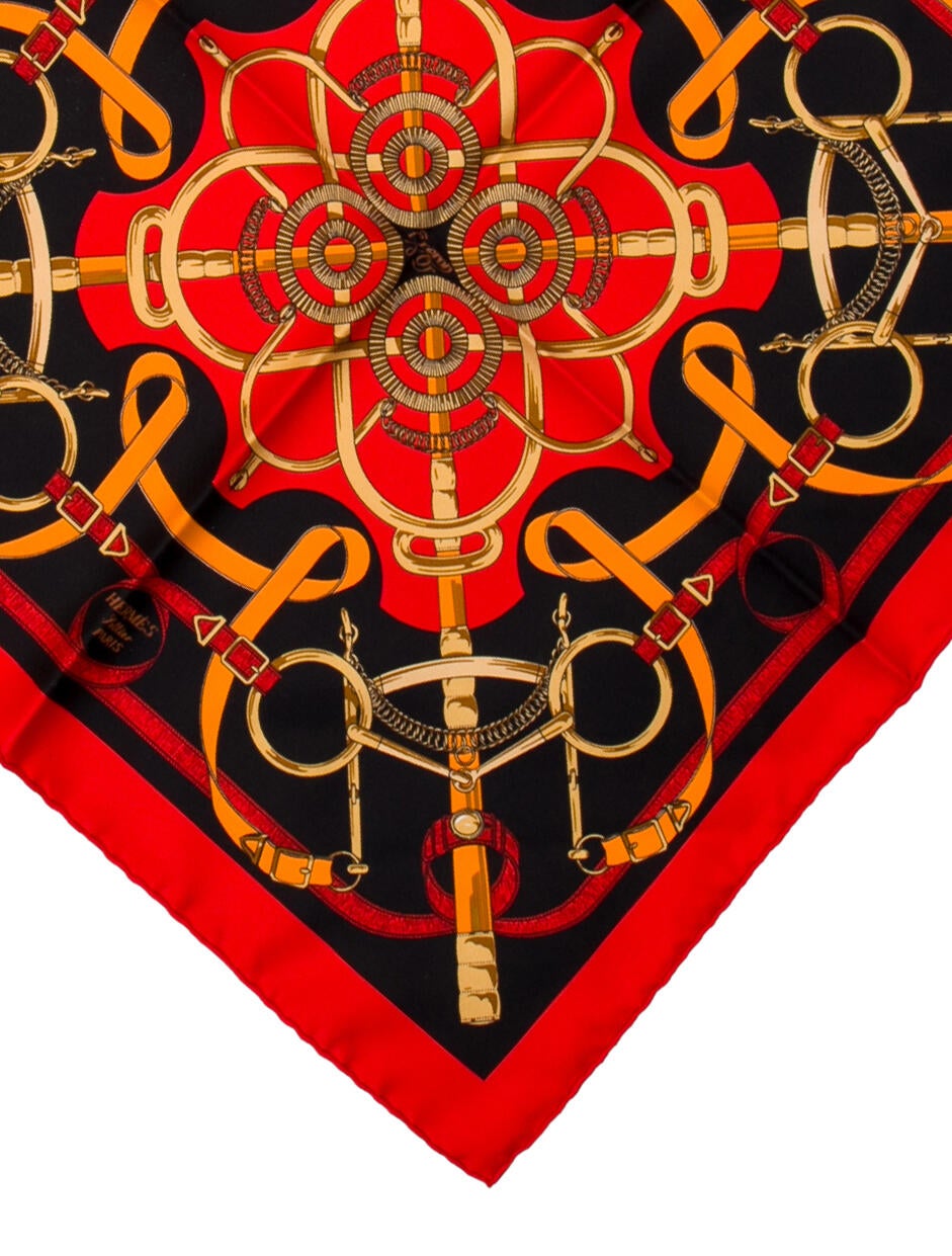 Hermès Silk Pocket Square